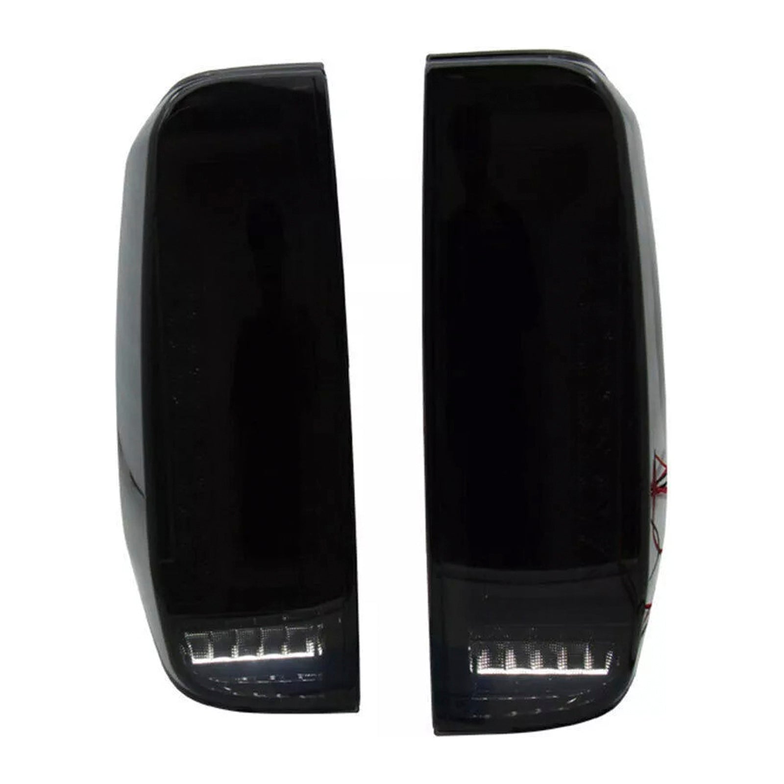 Par de luces traseras LED ahumadas para Nissan Navara D40 Frontier 2005-2012