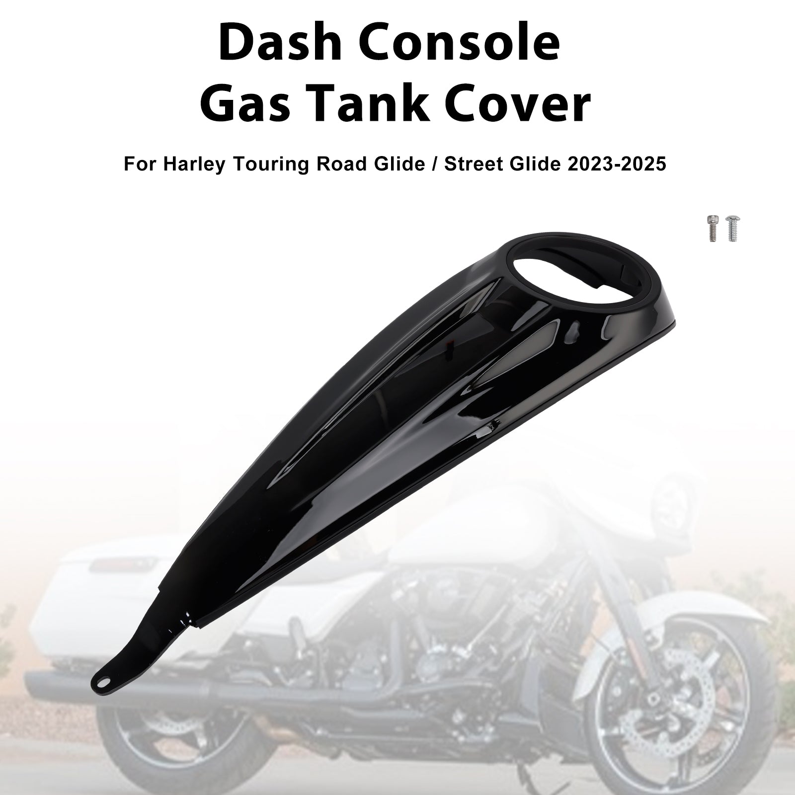 Tapa del tanque d'Tanque de combustible de la consola del tablero para Touring Road Glide/Street Glide 2023-2025