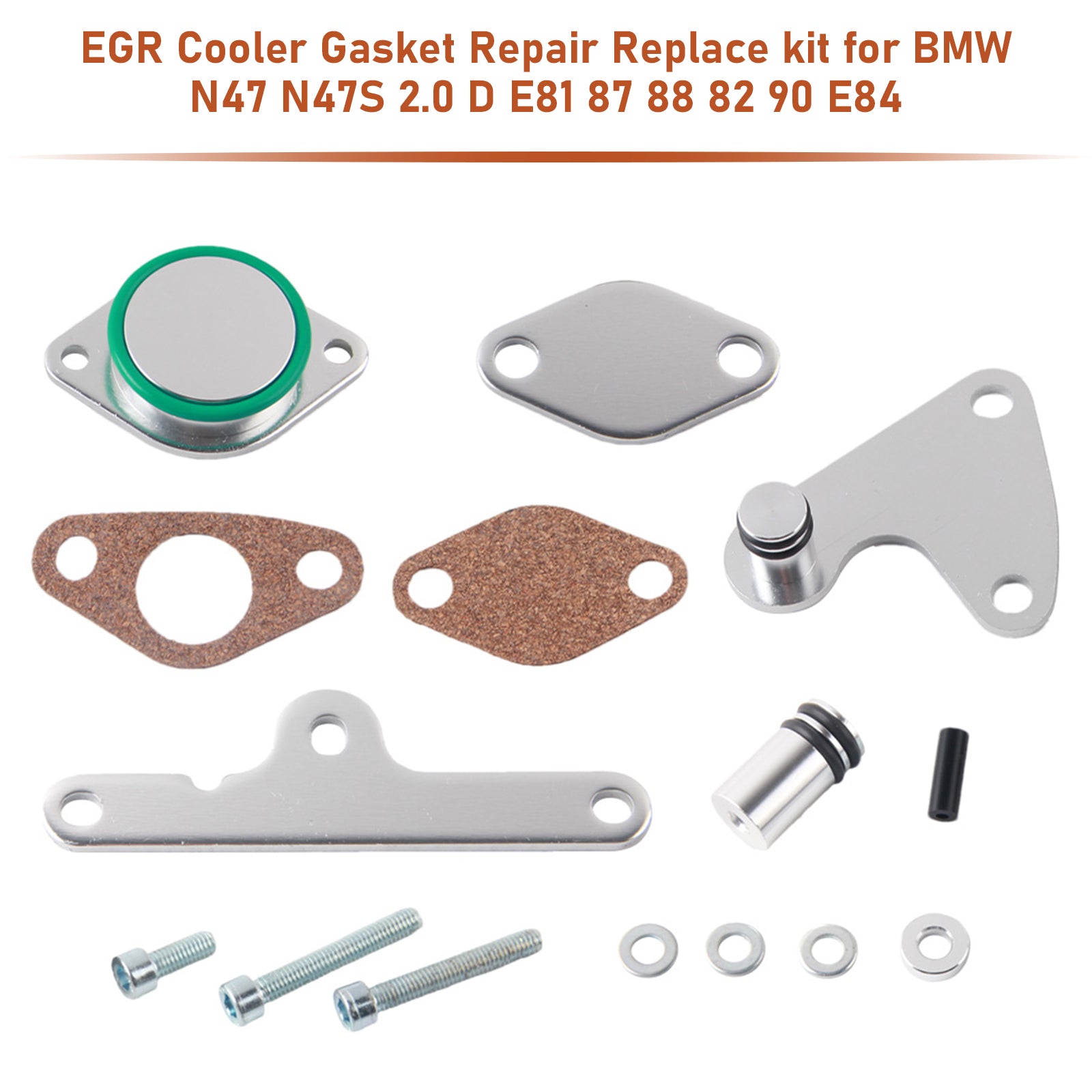 Kit de réparation et de remplacement du joint du refroidisseur EGR pour BMW E87 118d N47