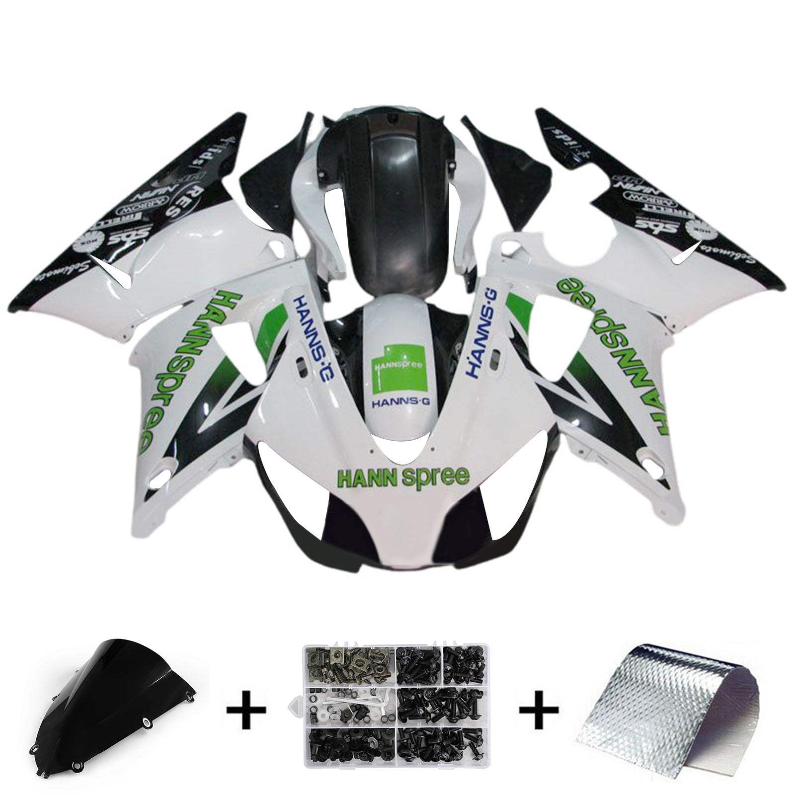 Kit carenatura iniezione Yamaha YZF-R1 1998-1999 Carrozzeria in plastica ABS