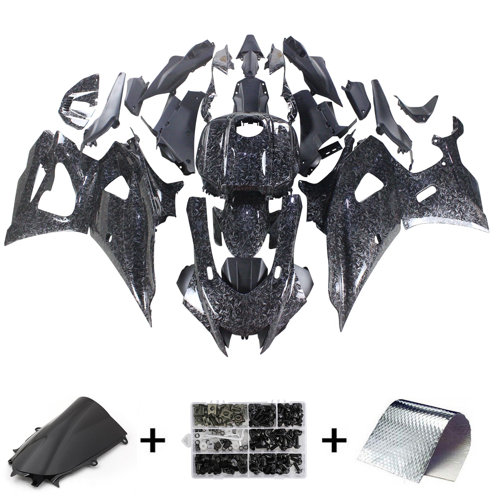Kit de carénage à injection en plastique ABS pour Yamaha YZF-R7 2021-2025