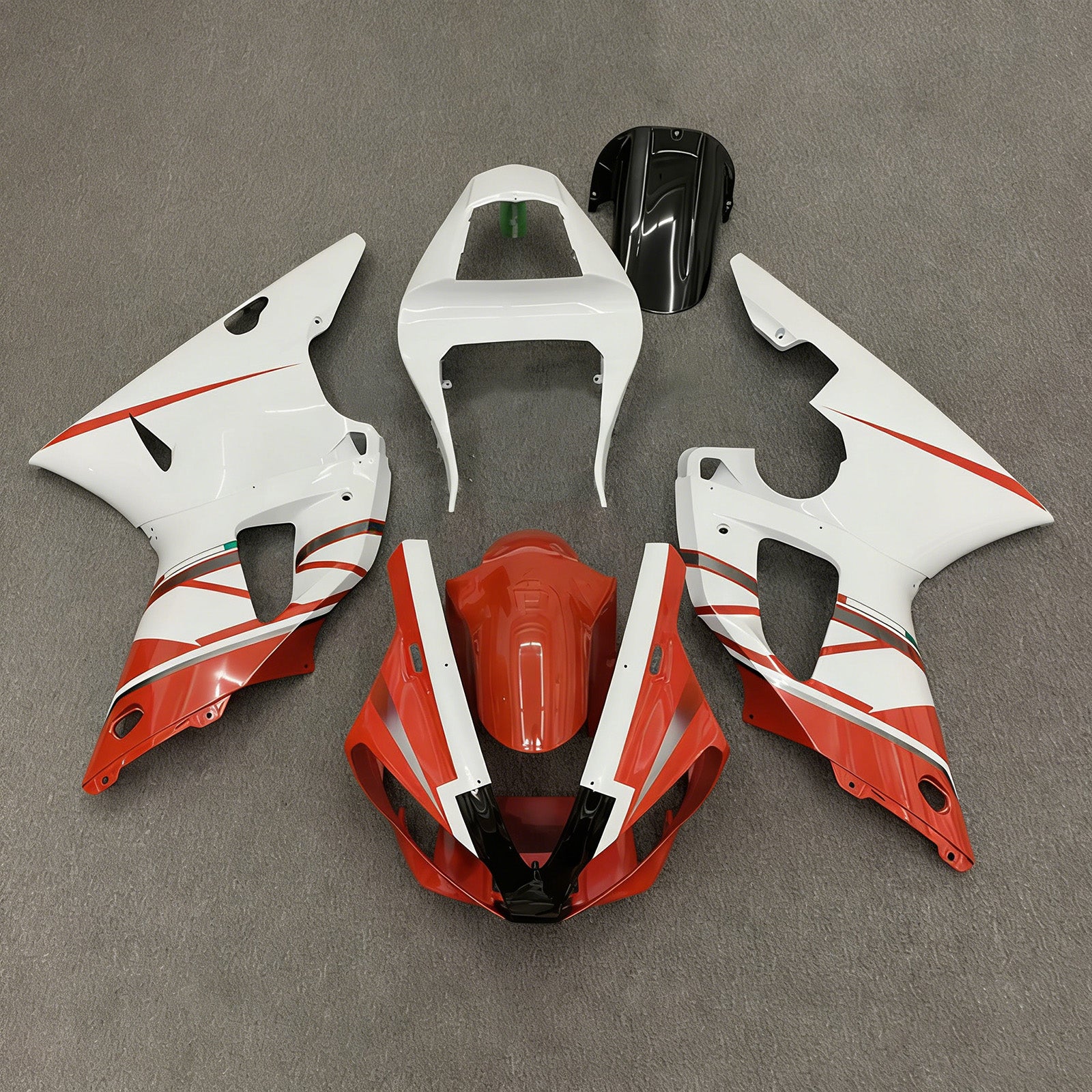 Kit de carénage en plastique ABS injecté compatible avec Yamaha YZF 1000 R1 2000-2001