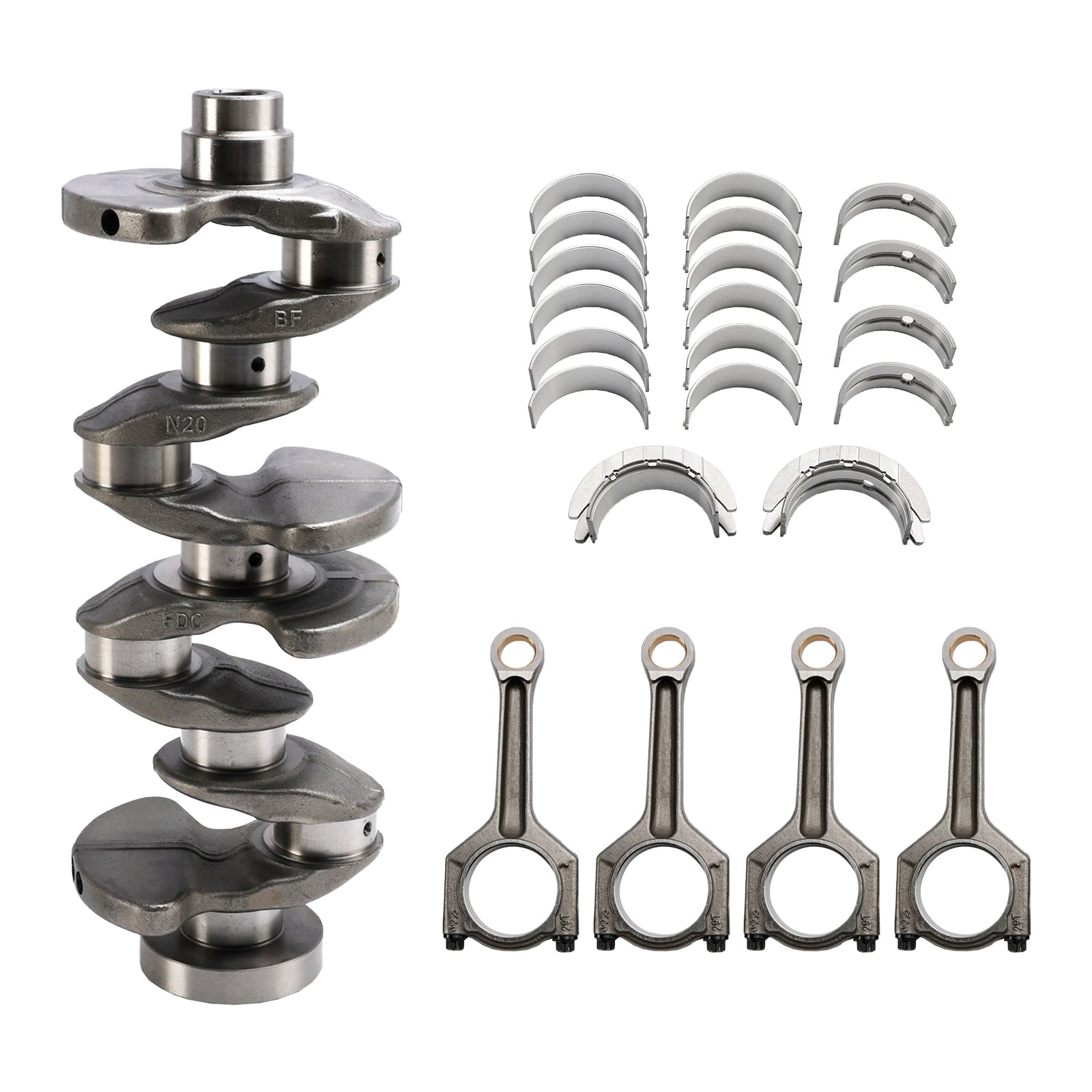 Cigüeñal, bielas y cojinetes para BMW N20 320i 328i 528i 2.0L