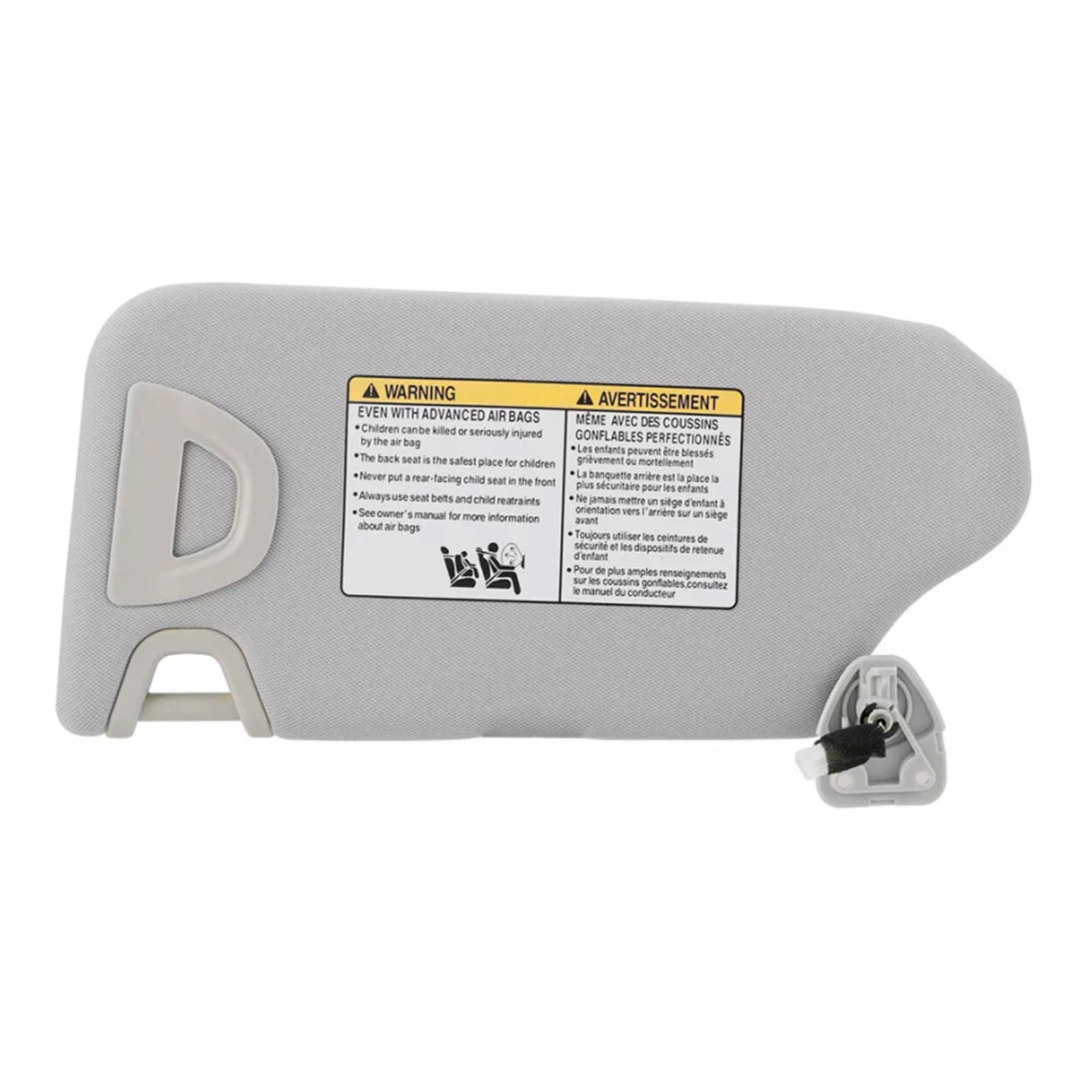 Gray Right Sun Visor dla Nissana Altima 2013-2018 964003TA2A