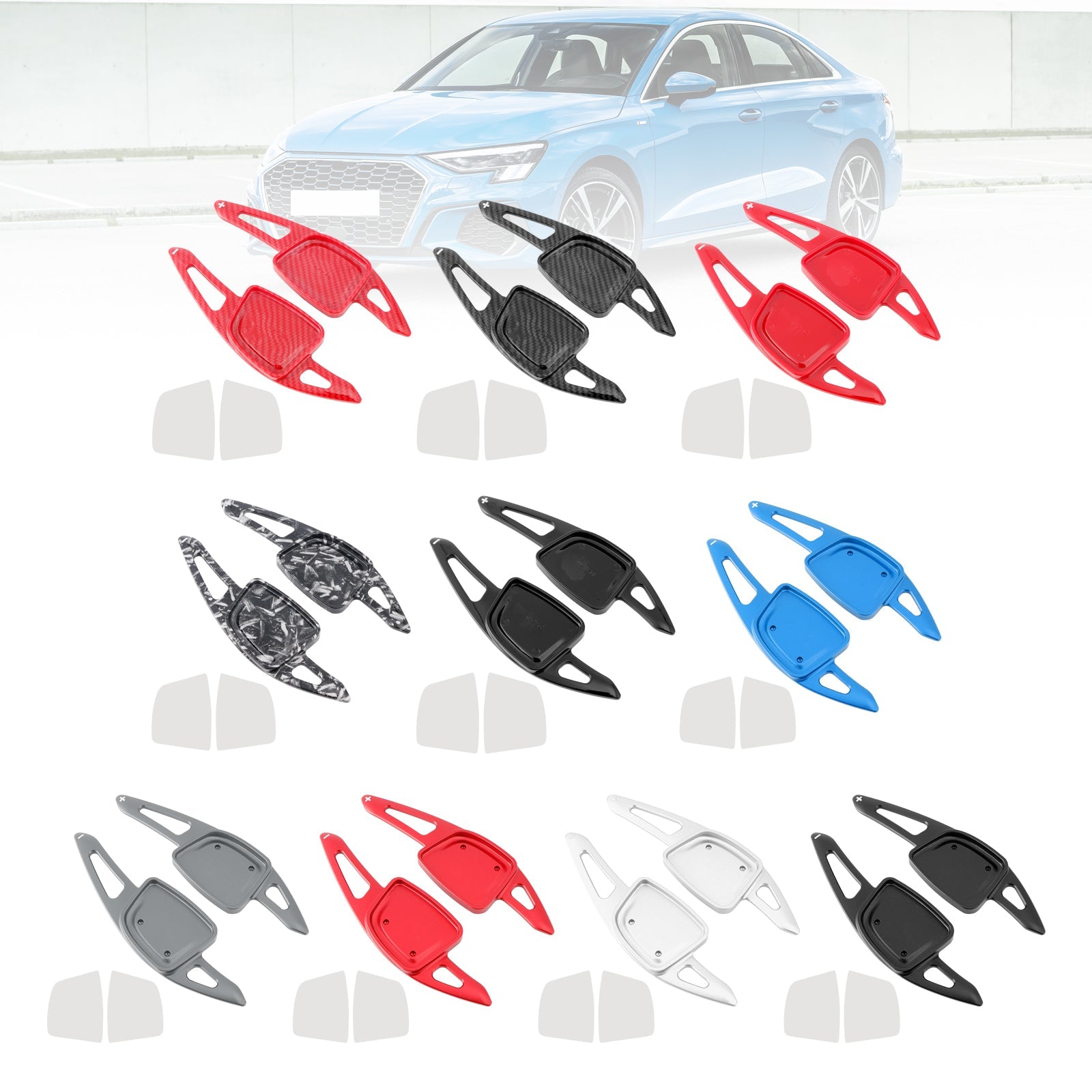 Volante de dirección de la extensión del cambio de velocidad para Audi A3 A4 A6