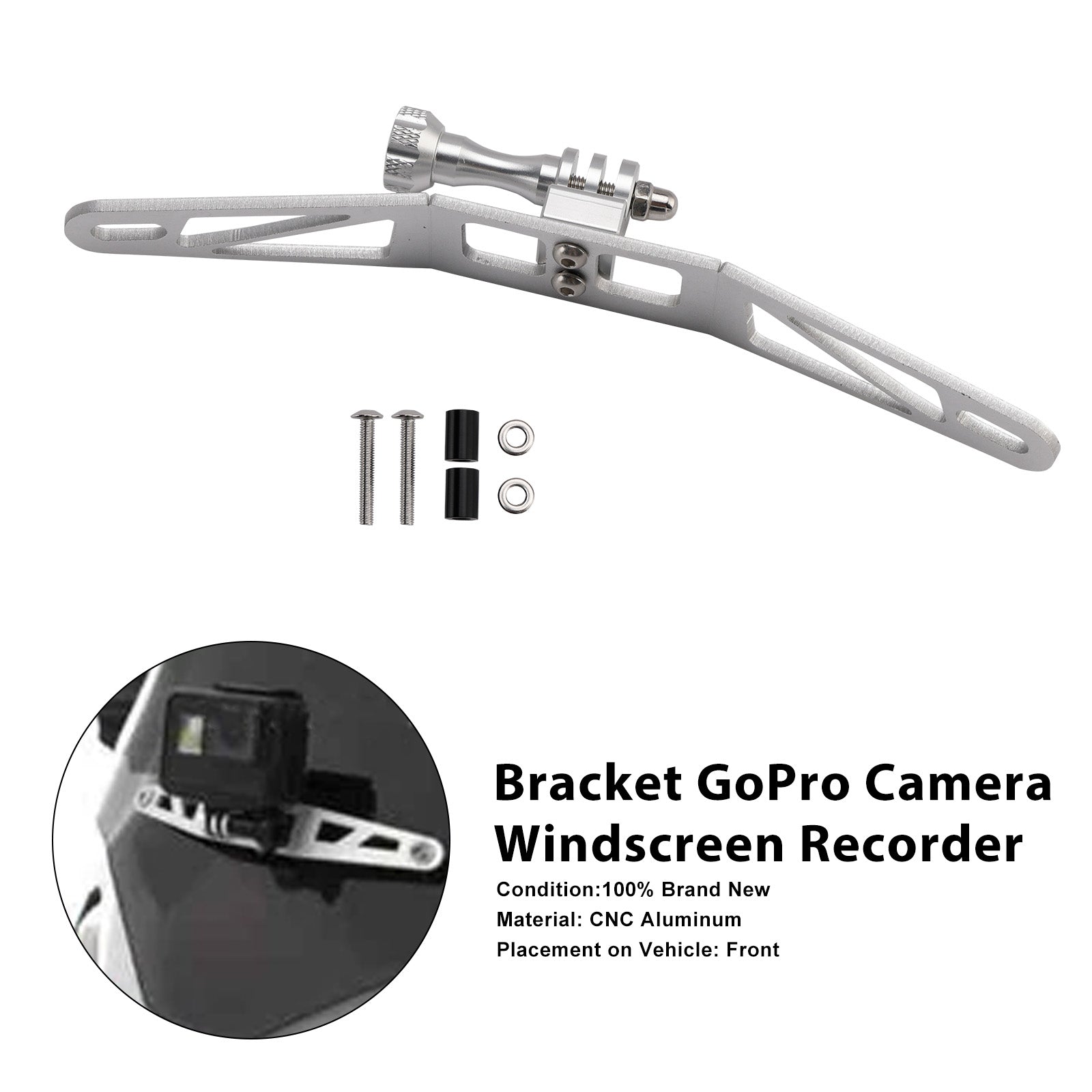 GoPro Camerahouder voor BMW R1300GS S1000XR F900XR F850GS Voorruit