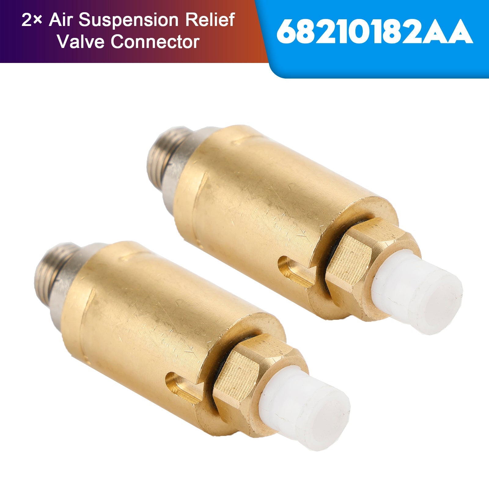 2× luchtvering ontlastklep connector 68210182AA voor Grand Cherokee Ram 1500