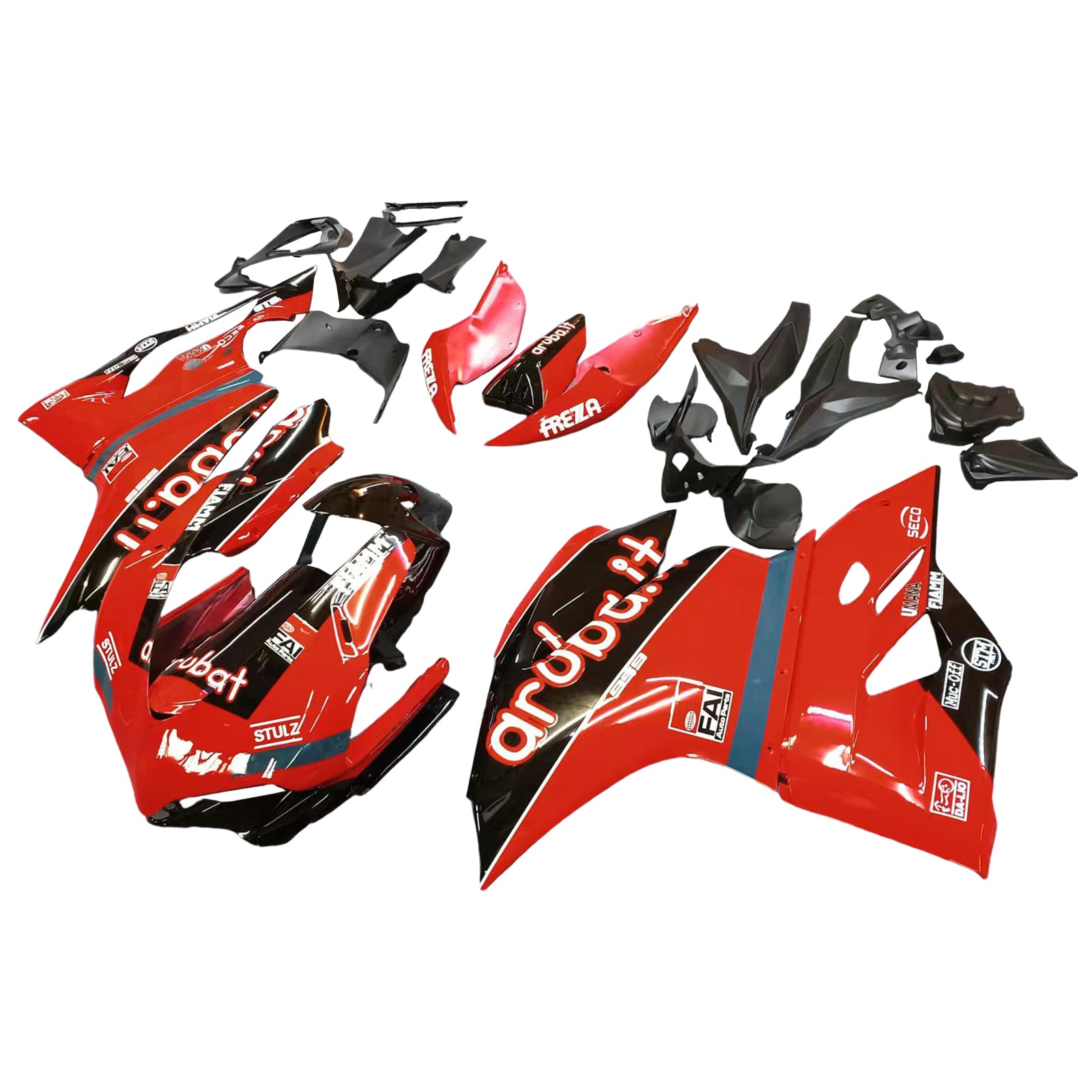 Amotopart ducati 959 2015-2020 kit carroSerie plástico abdominales