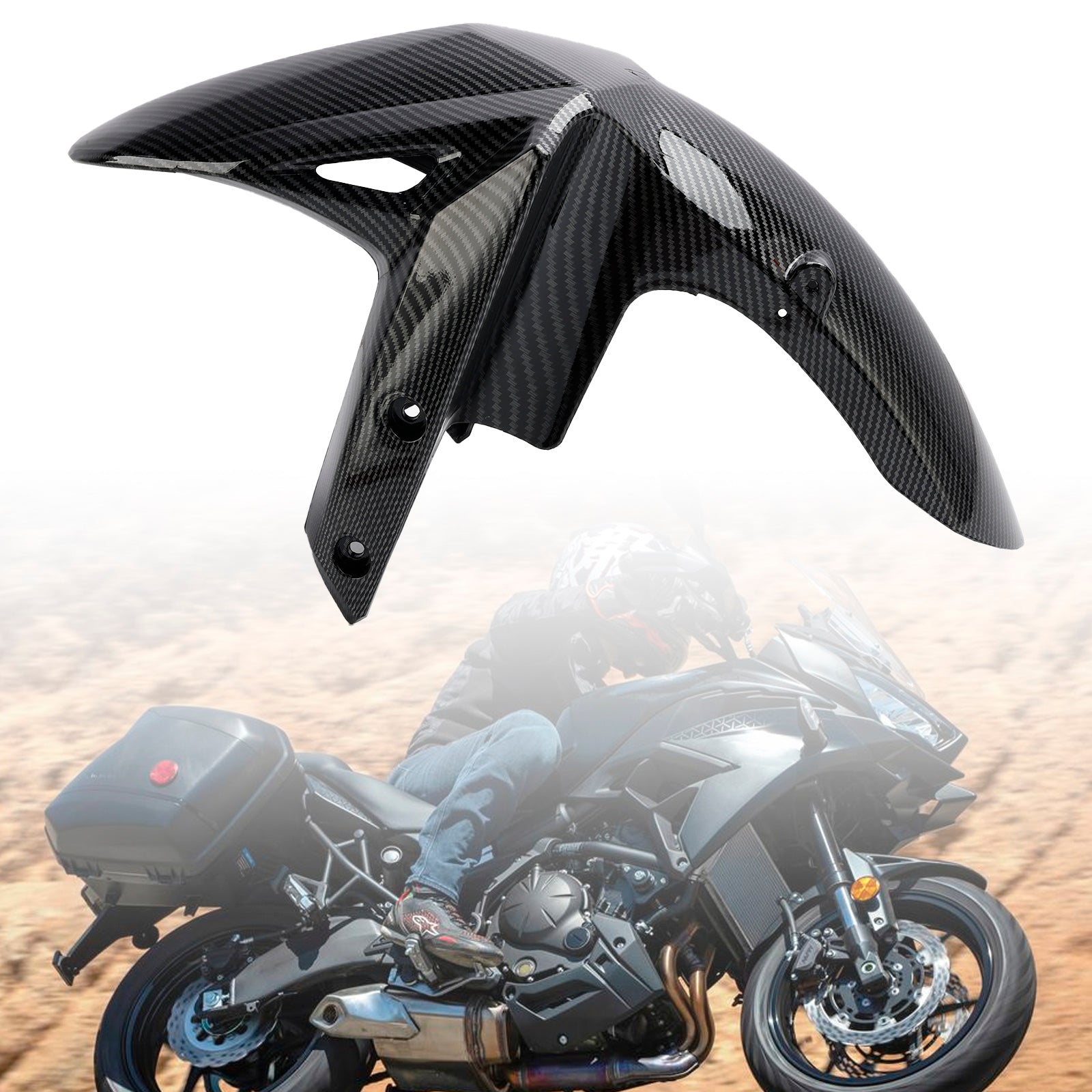 Carénage de garde-boue avant pour Kawasaki Versys 650 1000 1100 2019-2026 Carbon