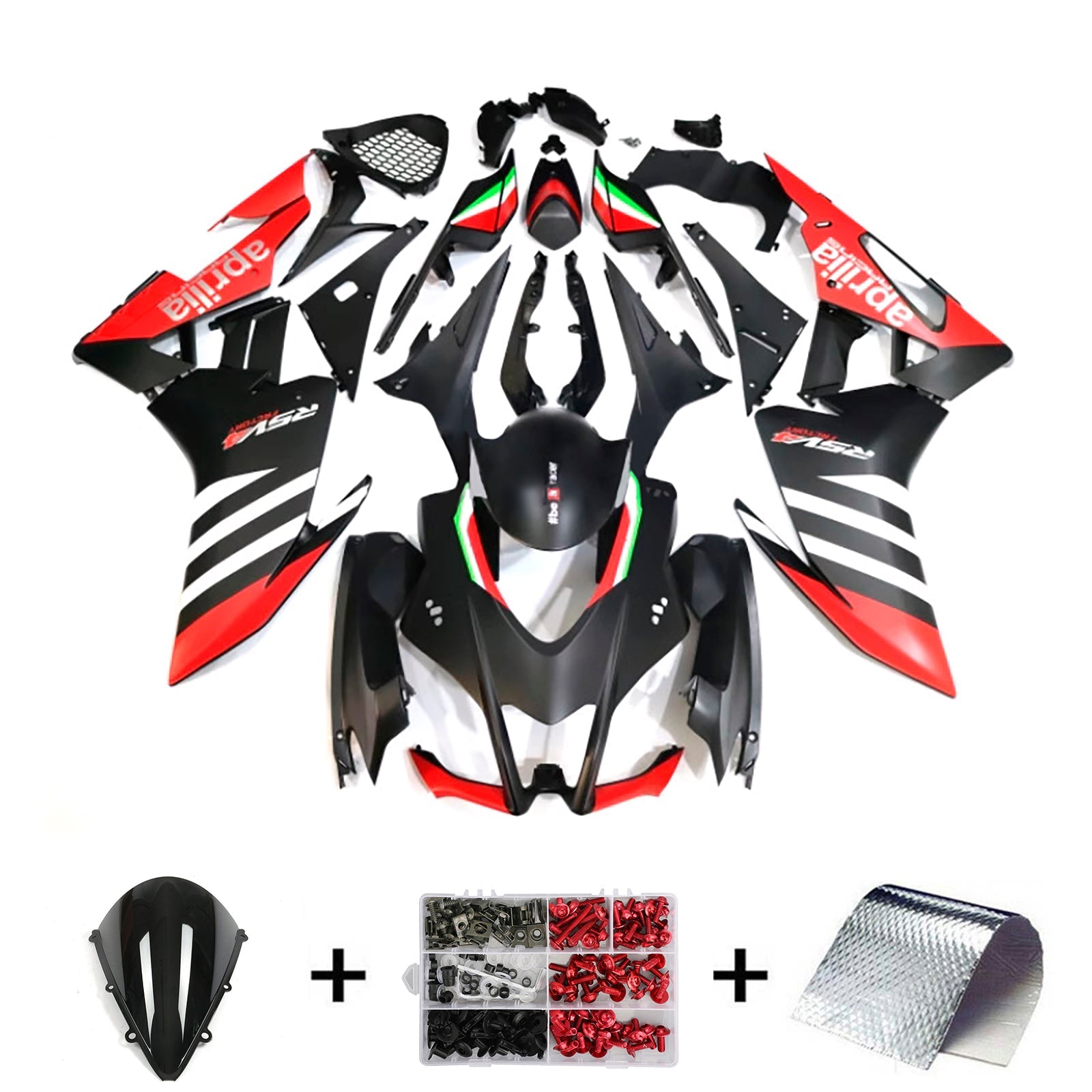 Kit de carénage d'injection Aprilia RSV4 1000 2009-2015 Carrosserie Plastique ABS