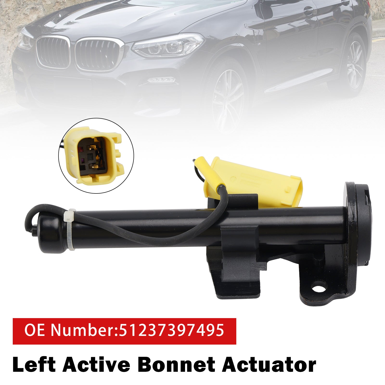 Actionneur de capot gauche actif 51237397495 pour BMW X3 G01 X4 G02 2017-2020