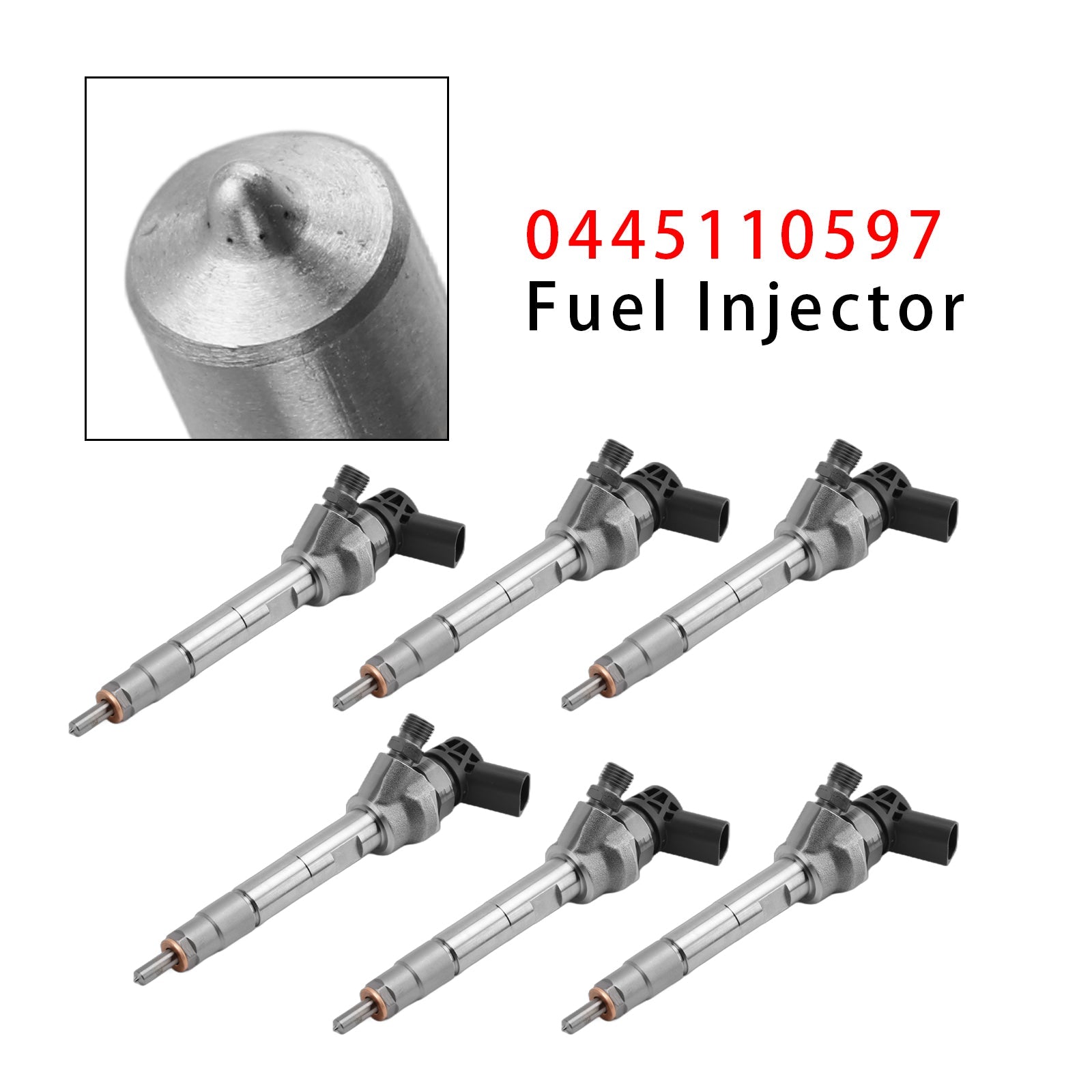 0445110597 Injecteur de carburant (6 pièces) pour BMW F10 F30 F15 328d X5 535d 740LD N47 N57