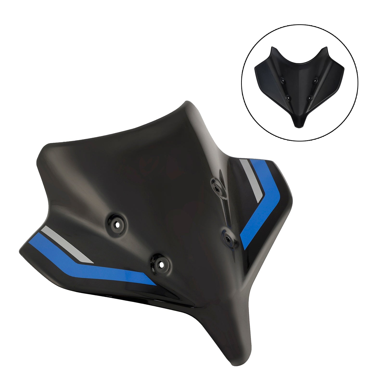 ABS-moottoripyörän tuulilasi Yamaha MT-10/MT-10 SP 2022-2024