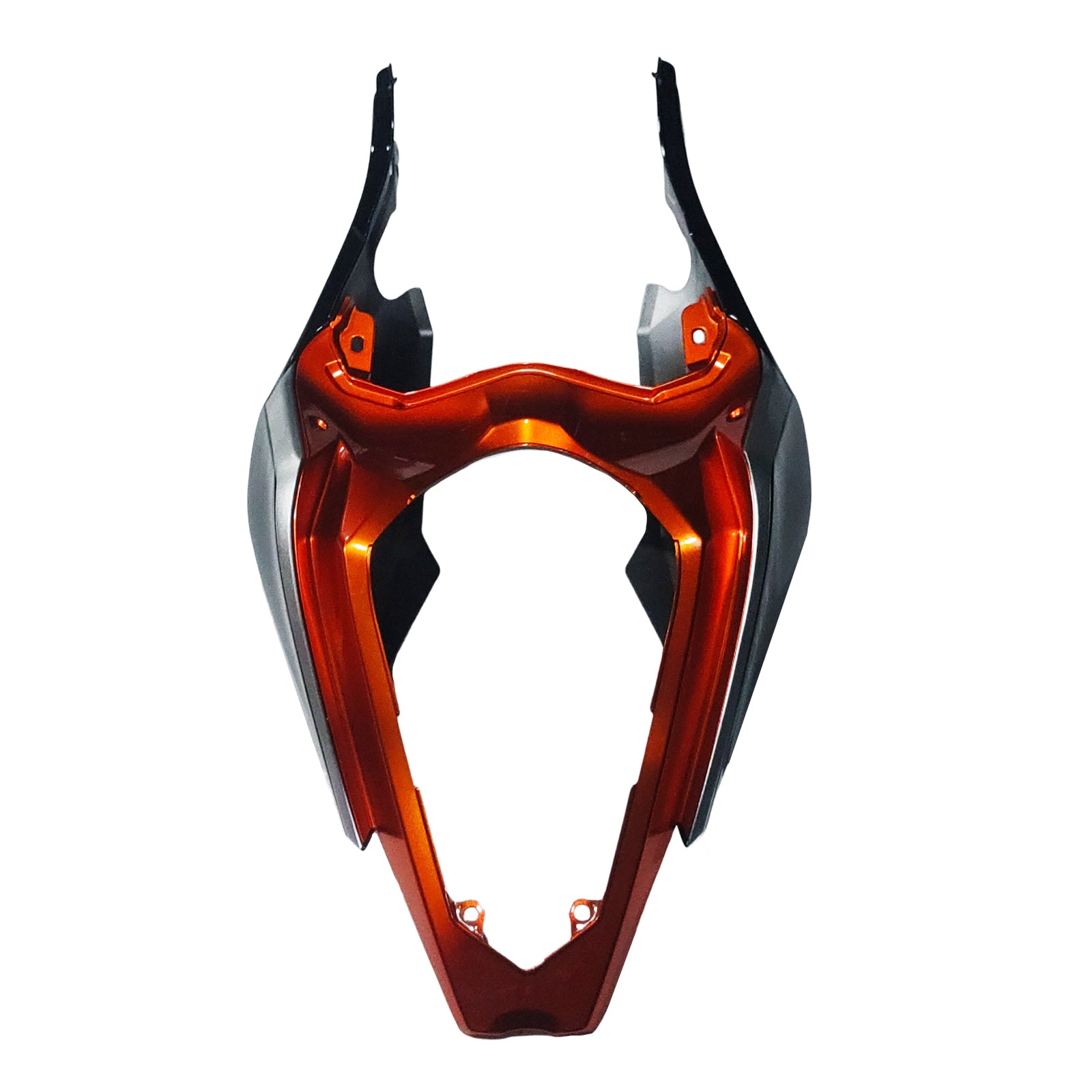 Amotopart Kawasaki EX400/Ninja 400 2018-2023 Pomarańczowo-srebrna owiewka Nadwozie Tworzywo ABS