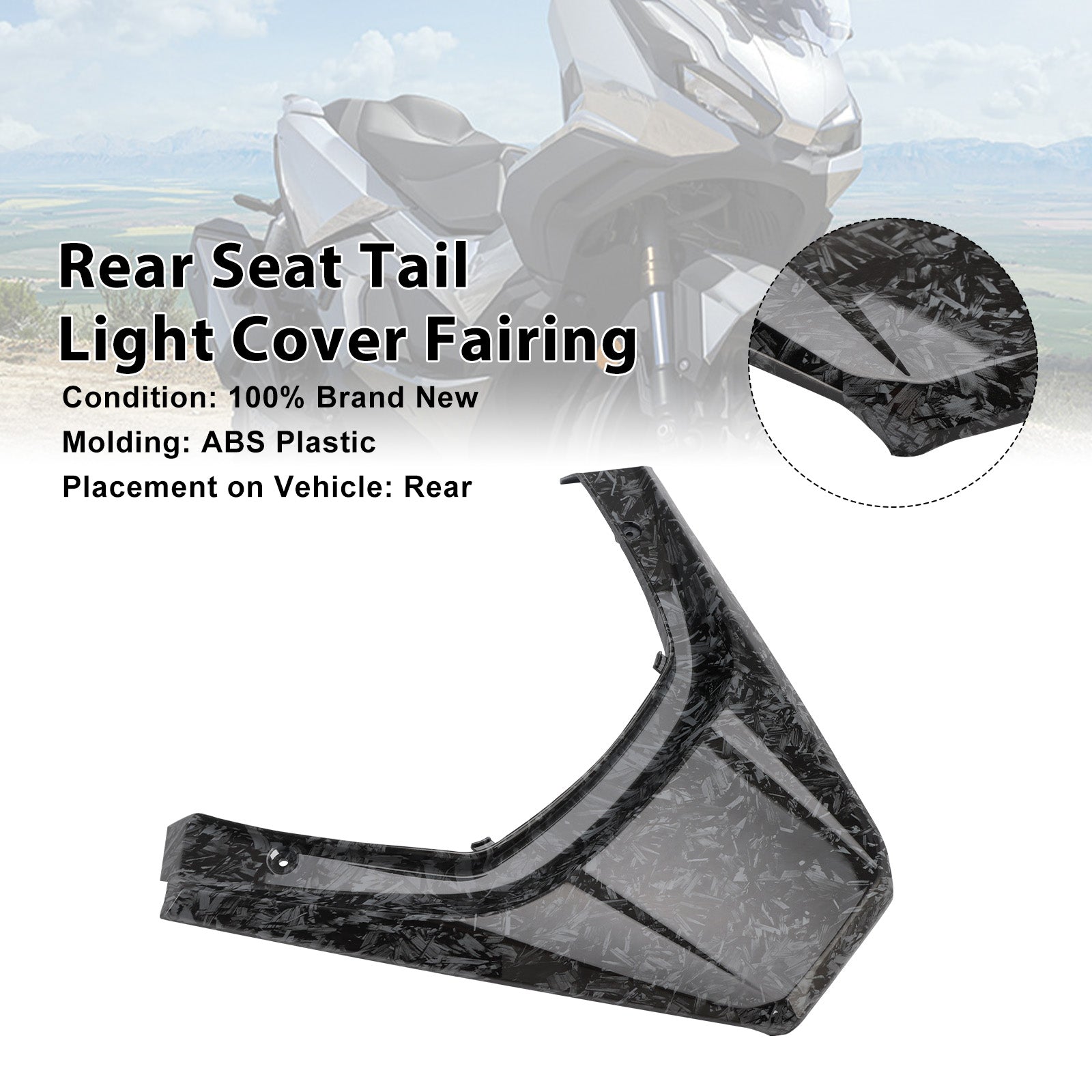 Carénage de feu arrière et de selle arrière pour Honda ADV 350 (2022-2025)