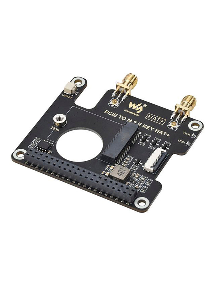 Carte d'extension Raspberry Pi 5 PCIe vers M.2 E Key pour carte réseau sans fil NGFF