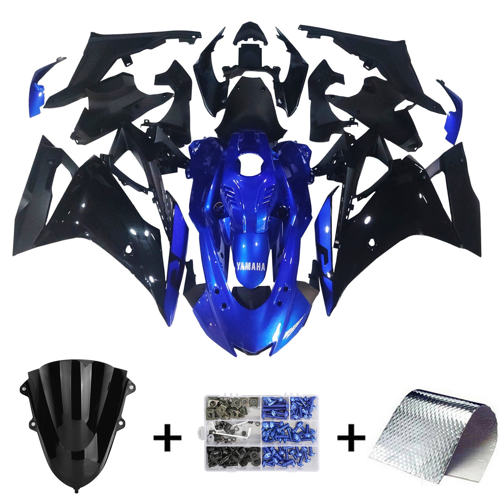 Kit de carénage d'injection pour carrosserie Yamaha YZF R125 2019-2024