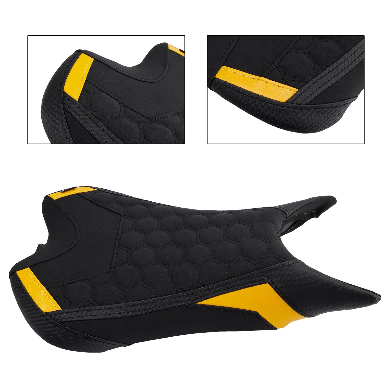 Coussin de siège conducteur avant Raider rouge pour Street Triple 765R/RS (2023-2025).