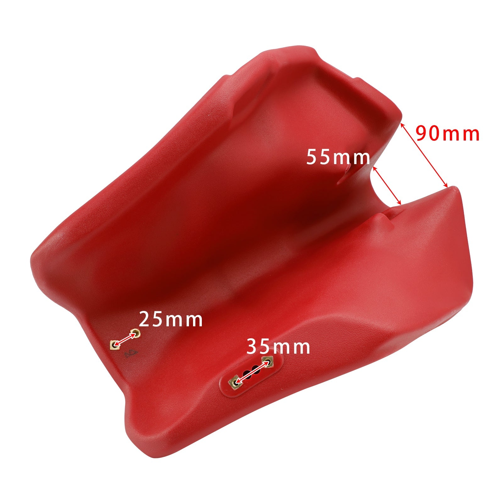 1985-2005 Kawasaki KLR 250 KLR250 NUOVO serbatoio carburante grande in plastica da 3,2 galloni rosso