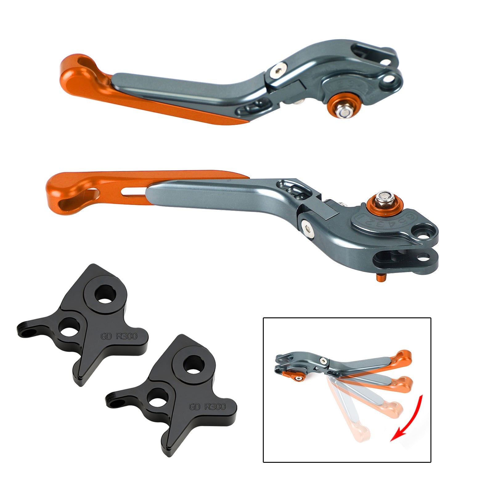 Palanca de freno de embrague ajustable Kymco AK550 2017-2022
