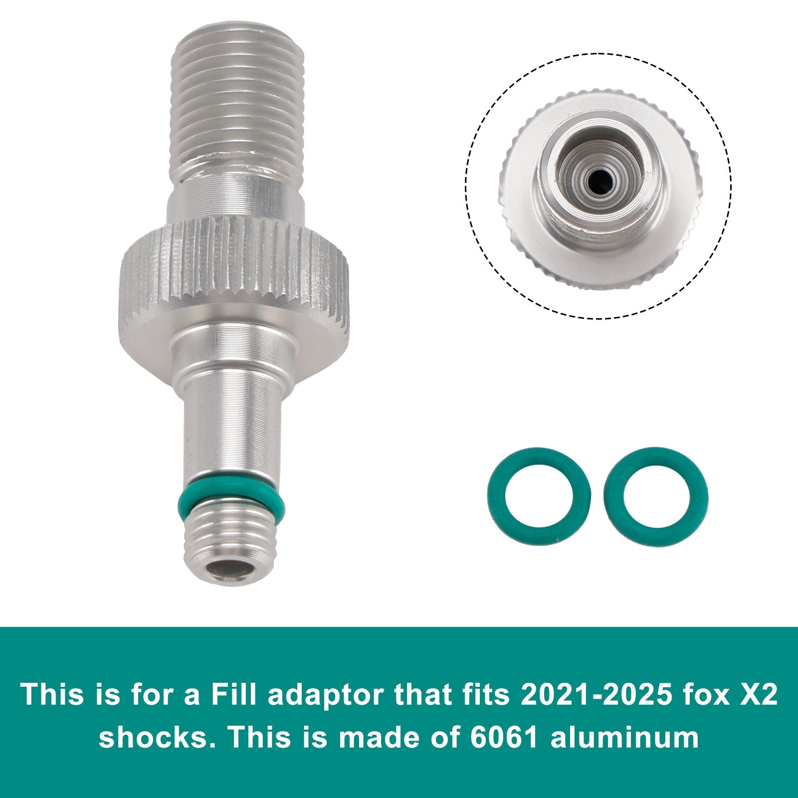 Adattatore di riempimento'air - fox clone #803-01-826-Rezi end per Fox X2/DHX2 2021-2025