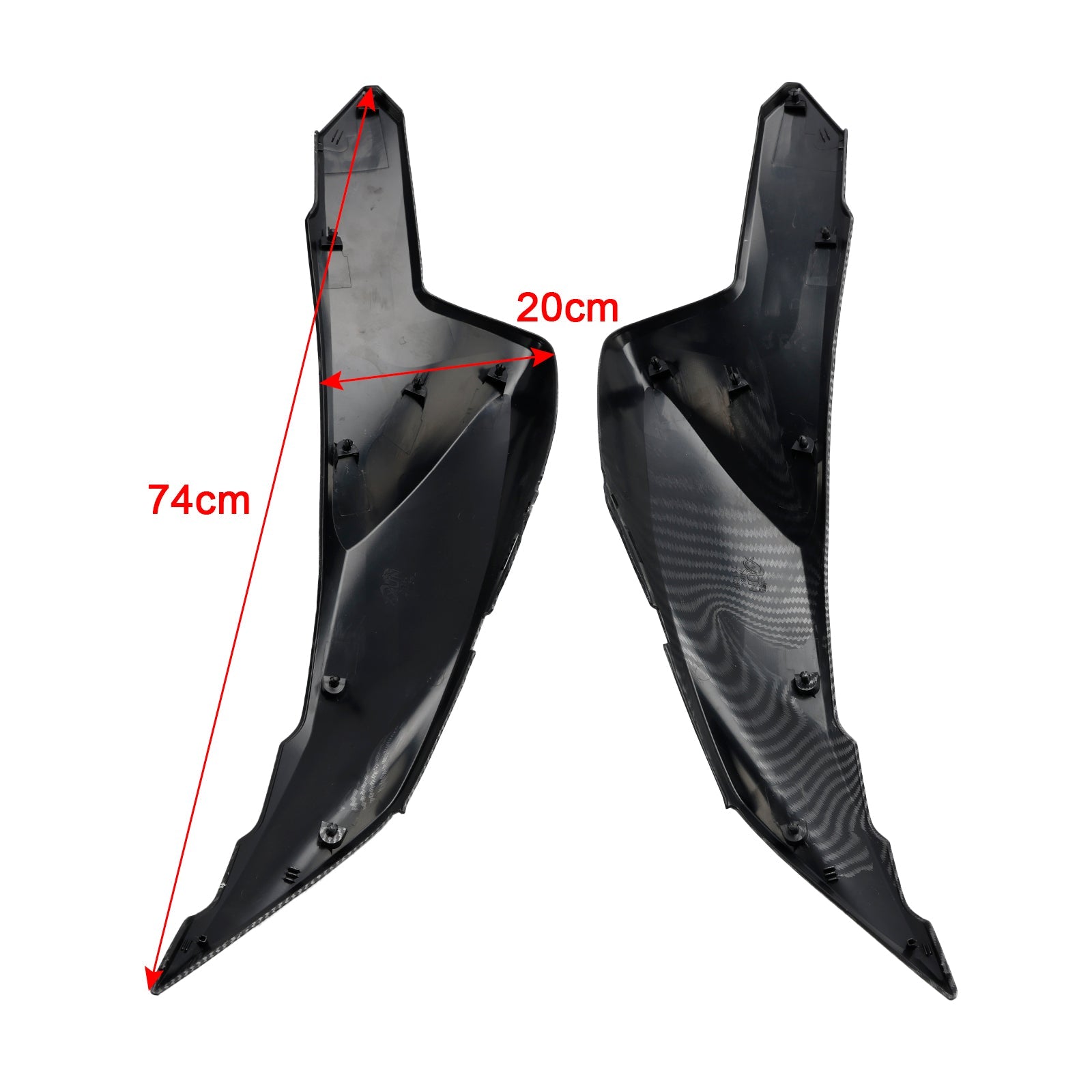 Tankzijde kuippaneel Kawasaki Versys 650 KLE650 2022-2024