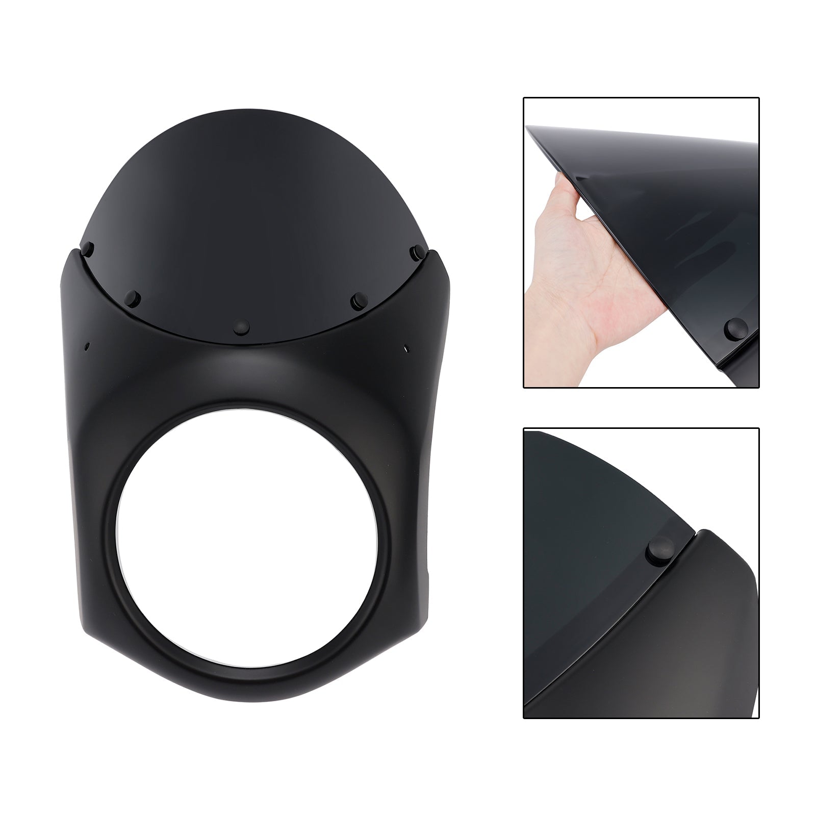 Fiera del parabrezza del faro per eliminatori Kawasaki 500 2024-2025