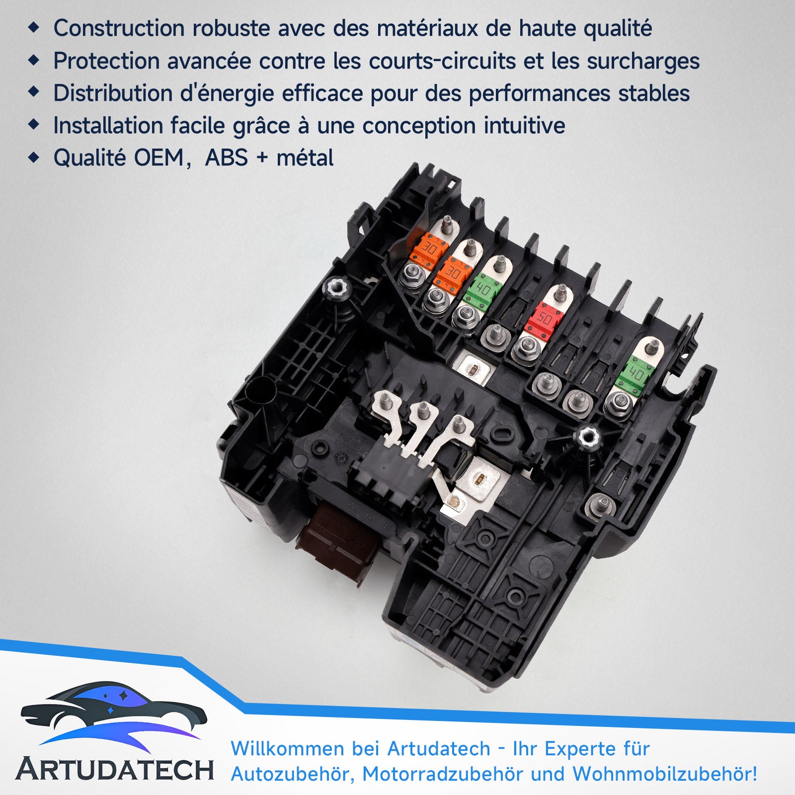 Modulo tensione scatola fusibili per Peugeot 5008 II 1.2, 1.6, 1.6 THP, 1.6 PureTech, 1.6 BlueHDi, 1.5 BlueHDi, 2.0 BlueHDi 2016+ Riferimento 9675350380 9675350286 Generico