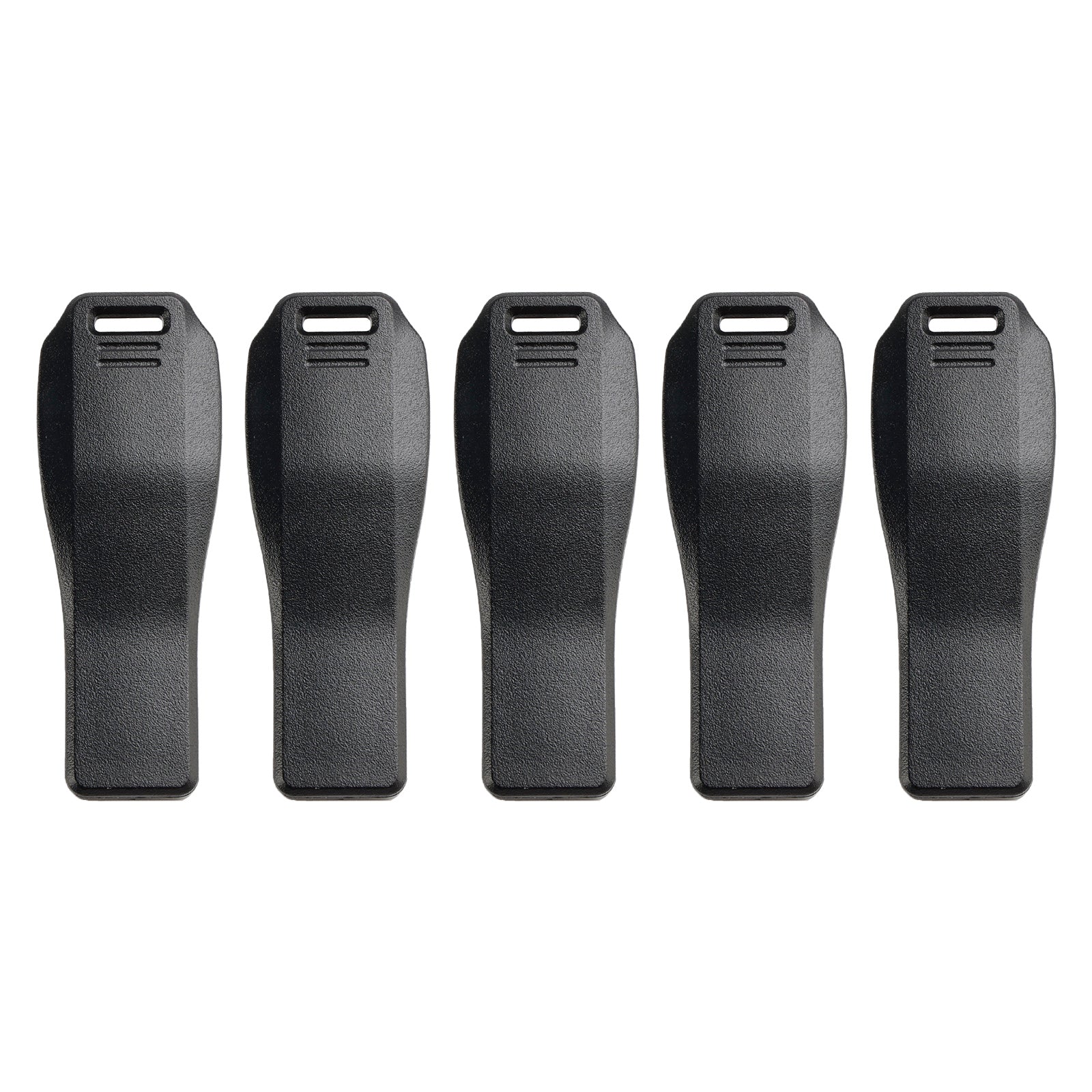 Lot de 5 talkies-walkies radio communicateurs BP272 clip ceinture pour ICOM BP-272 clip arrière