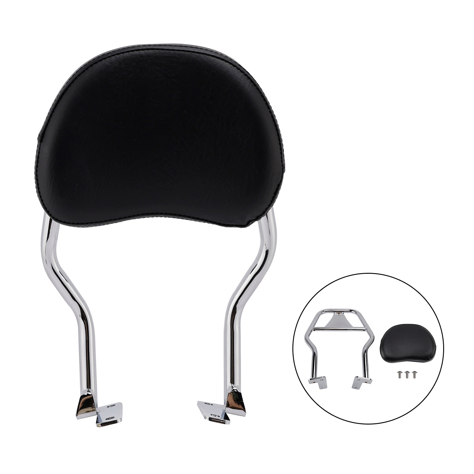 Dossier passager Sissy Bar pour side-car Royal Alloy GP250 (à partir de 2023)
