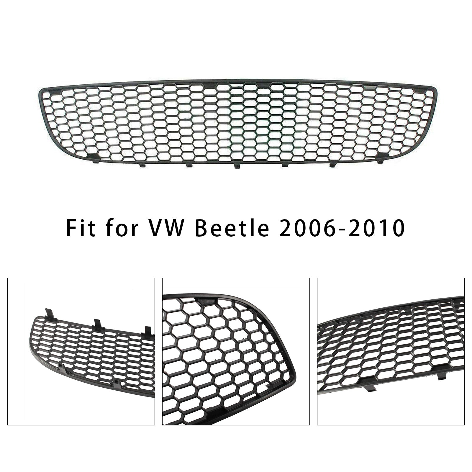 Griglia a nido d'ape centrale per paraurti anteriore inferiore del Beetle VW 2006-2010