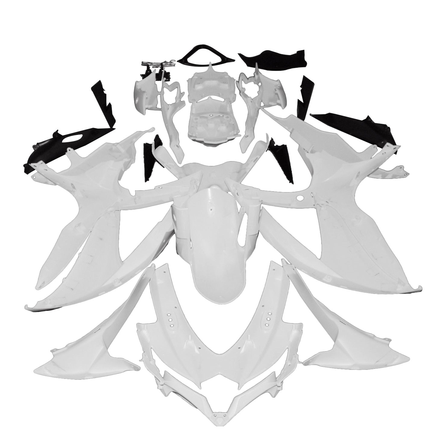 2008-2010 Suzuki GSXR 600/750 maalaamaton korisuojan ruiskumuotti