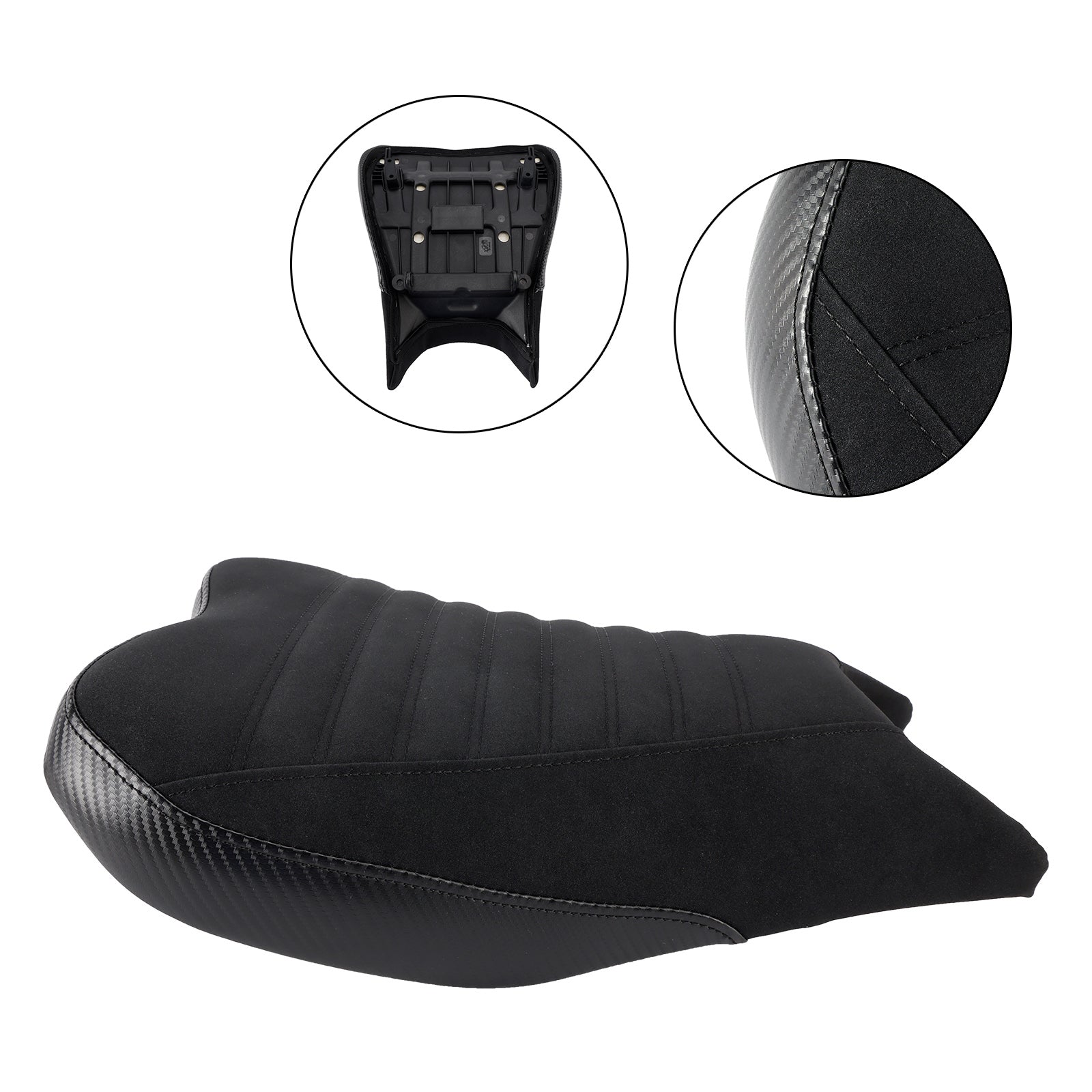 Valkoinen etumatkustajan istuin Suzuki GSX1300R (2022-2024) -malliin.