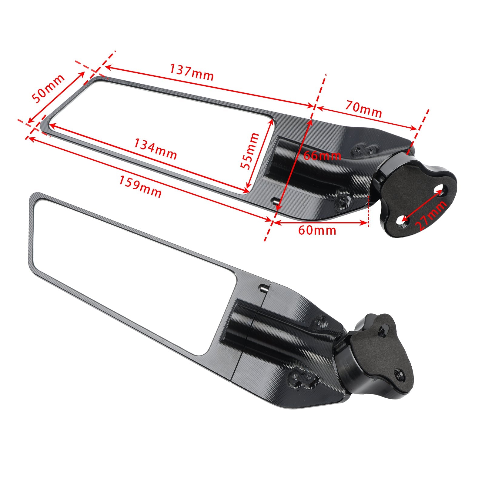 Lusterka boczne CNC ALU BMW S 1000 RR 2009-2018 do