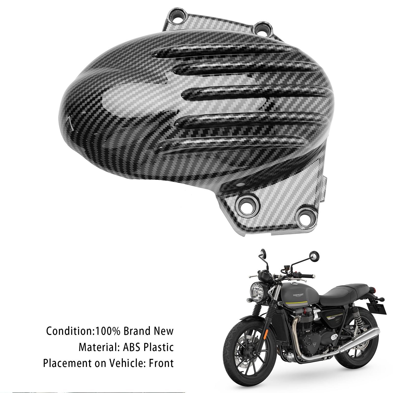 Couvercle de carénage de protection de chaîne de pignon avant Speed Twin 900 2023-2024