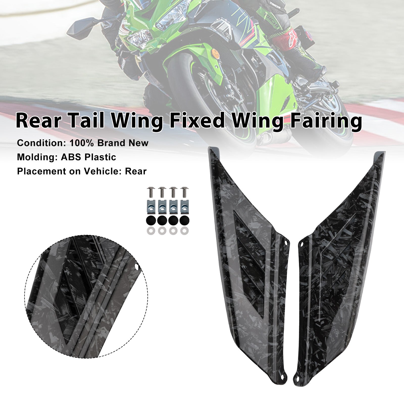 Carénage arrière fixe pour Kawasaki NINJA ZX-4R ZX-4RR 2023-2025