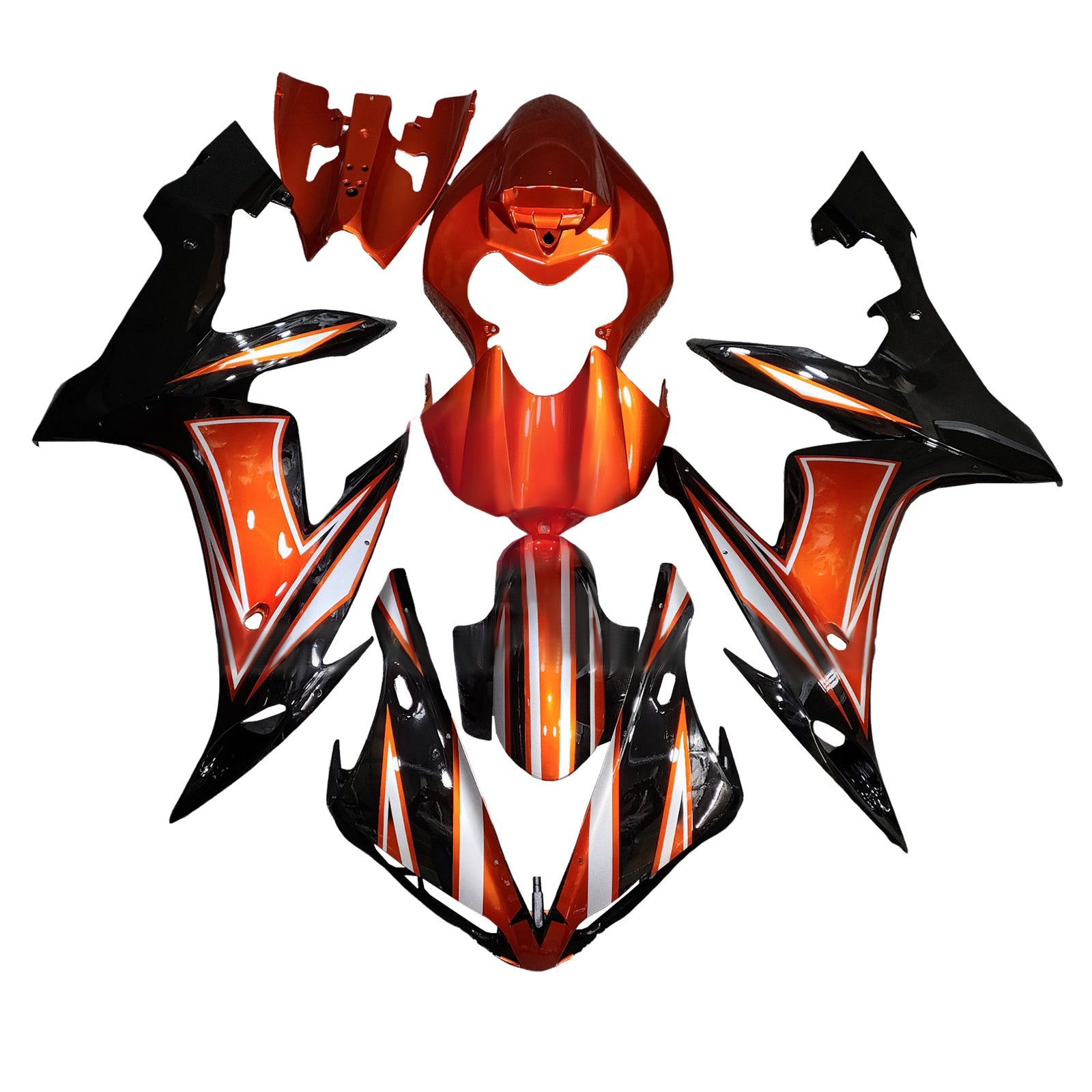 Kit carenatura iniettata in plastica ABS per Yamaha YZFR1 YZF-R1 2004-2006