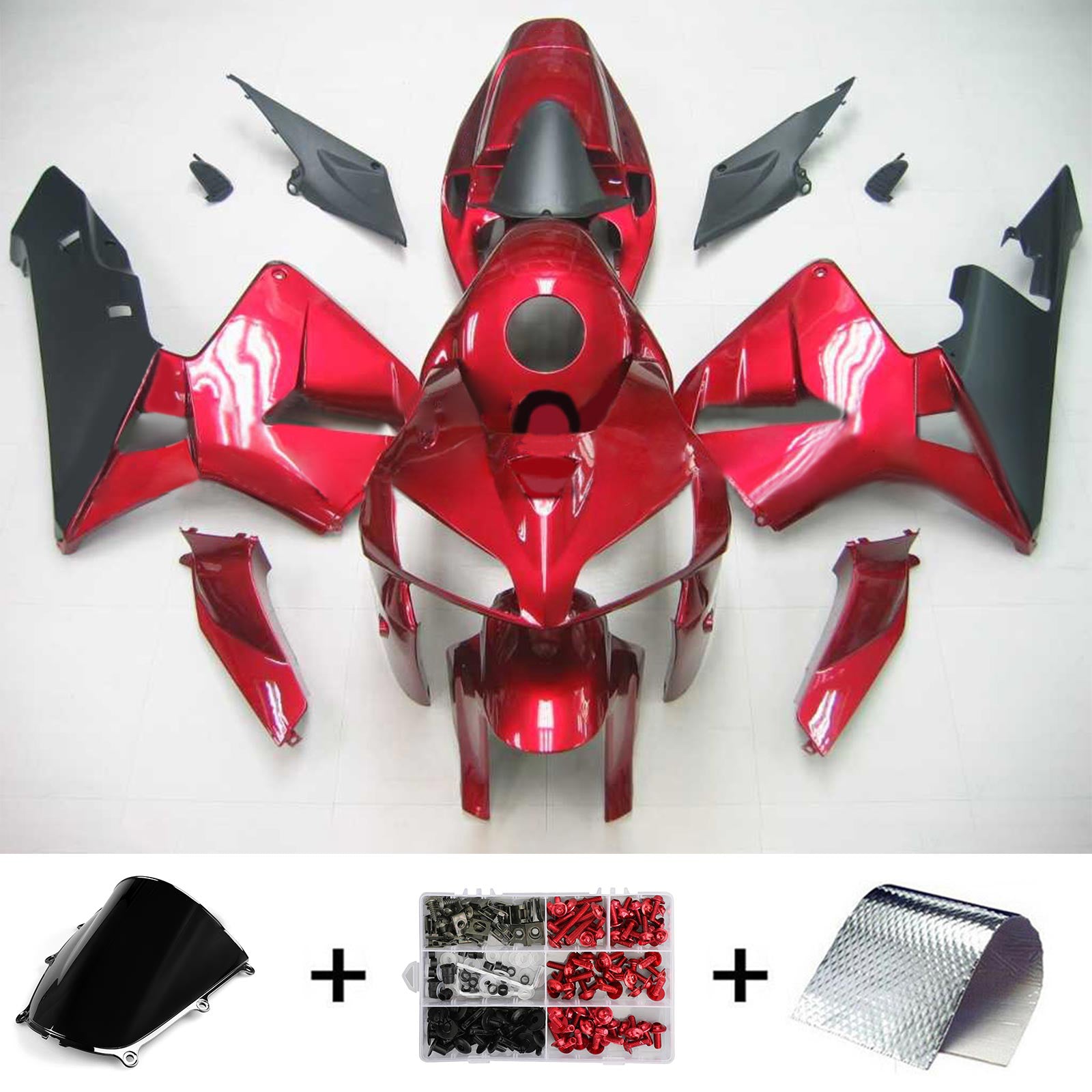 Kit de carénage par injection, carrosserie en plastique ABS pour Honda CBR600RR 2005-2006 F5