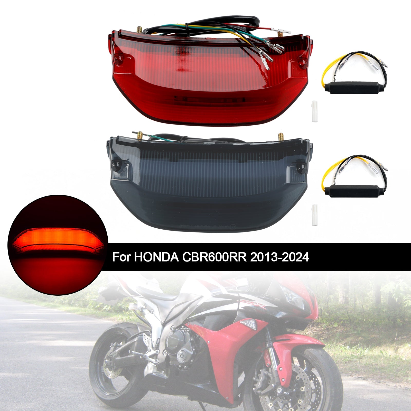 2013-2024 Honda CBR600R LED takajarruindikaattorit