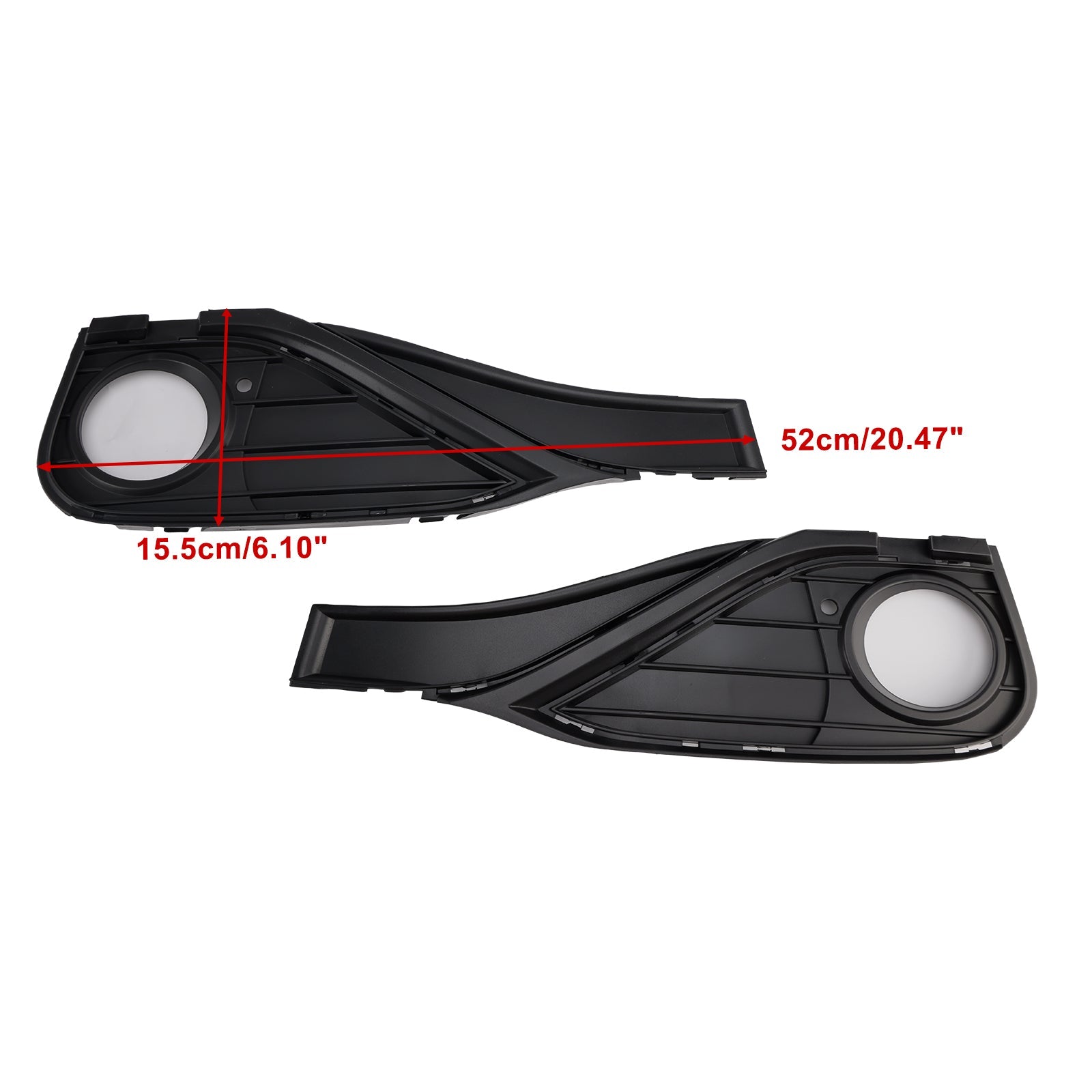 Grille de phare antibrouillard avant partiellement ouverte 51117294831 pour BMW F32 F33 F36 418D