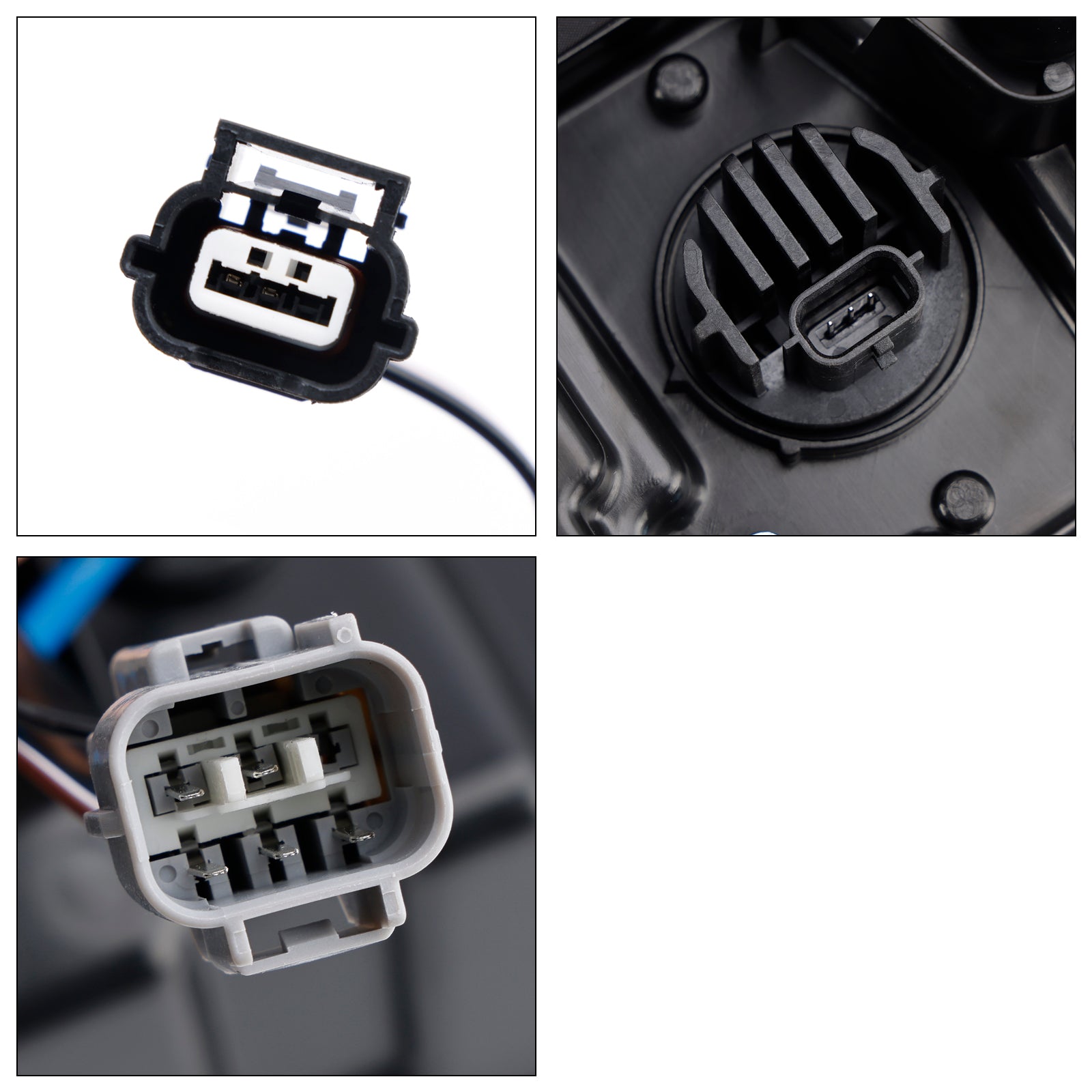 Un par de luces traseras con la parte trasera derecha e izquierda para Toyota Hilux Revo Rocco 2015-2021