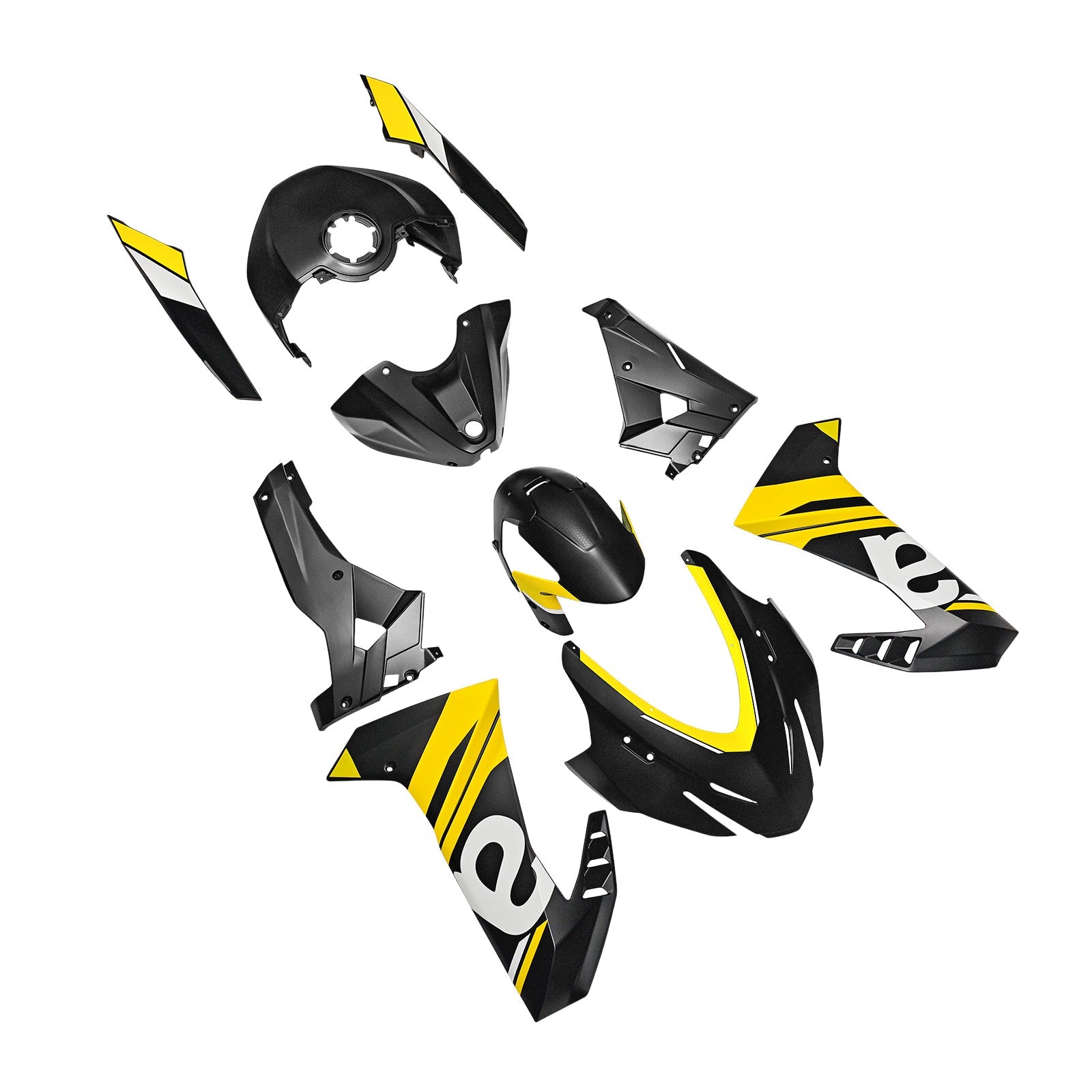 ABS-muovinen korisarja, joka on injektoitu Aprilia RS457 2024-2025 09#