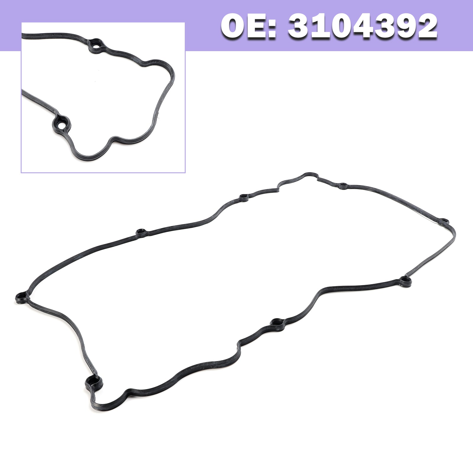 Junta de tapa de válvula para motores Cummins QSX15 ISX15 de 15 litros 3104392