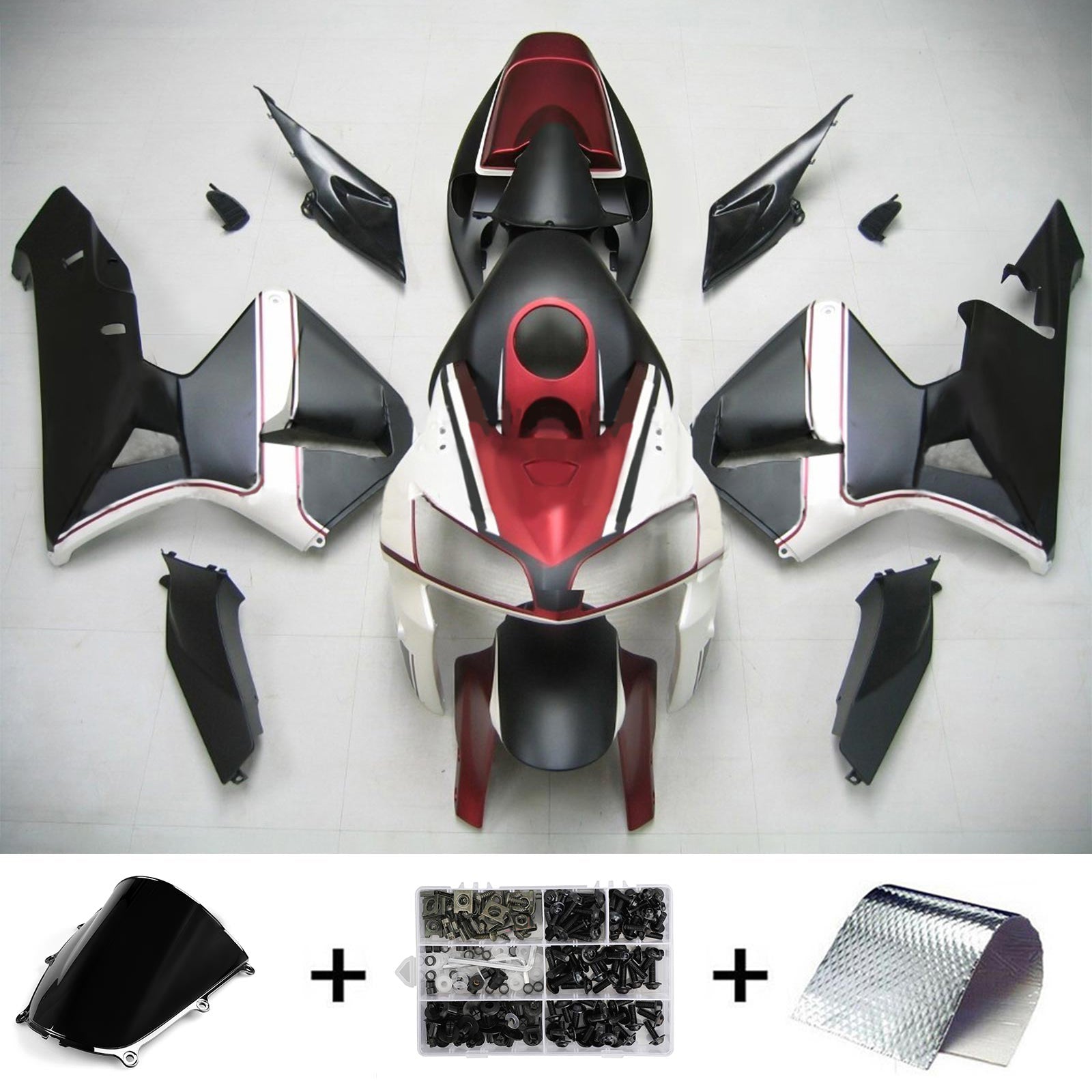 Kit carenado de inyección, carrocería de plástico ABS para Honda CBR600RR 2005-2006 F5