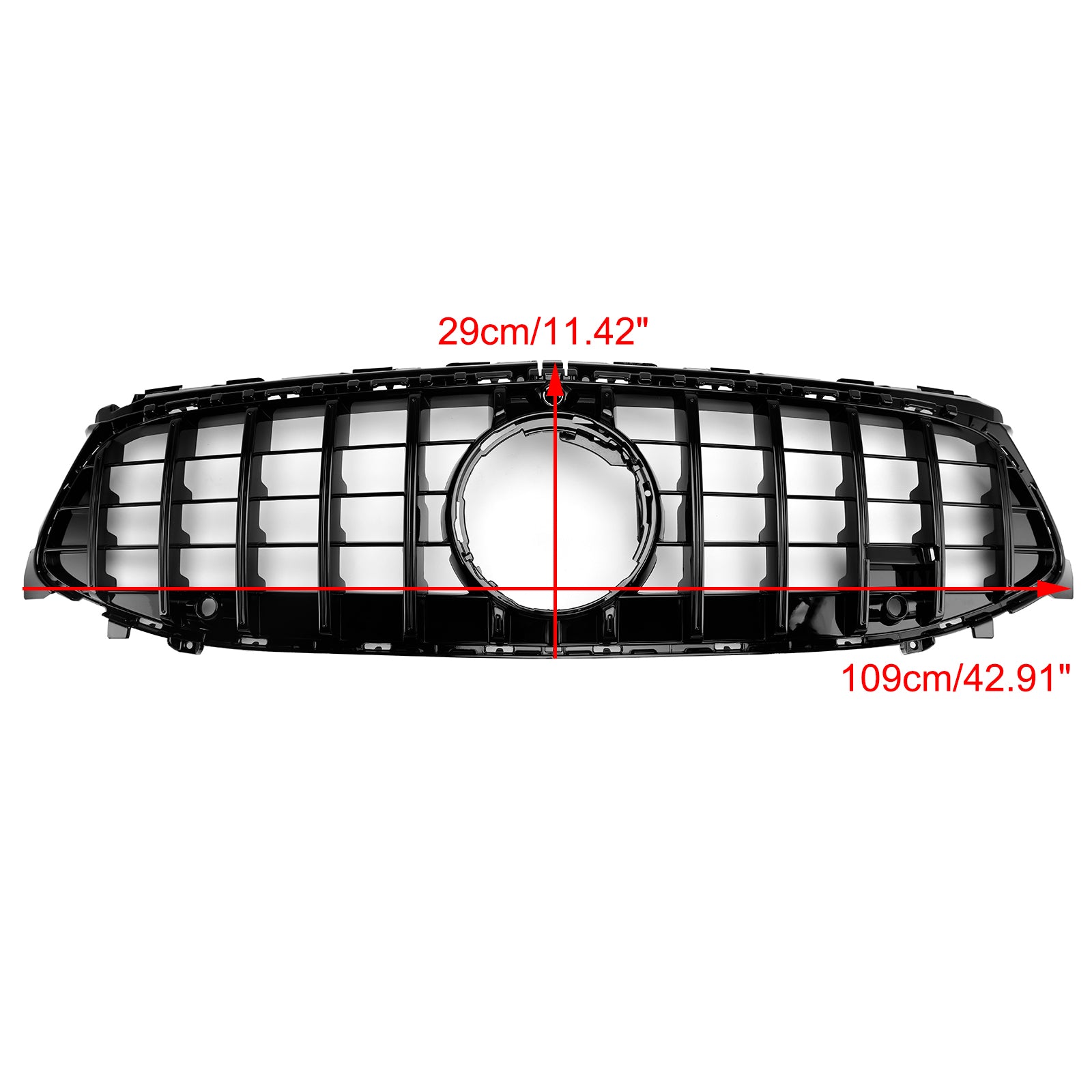 Black Front Bumper Grille Grill Pour Mercedes CLA-Class W118 C118 2024-2025