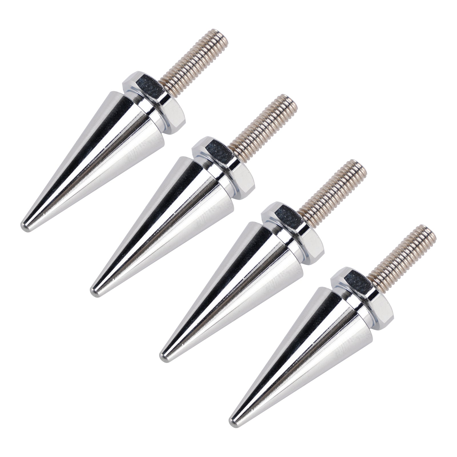 4 Stuks Zilver Spiked Voorruit Kuip Bouten Voor Touring Road Glide 2015-2025