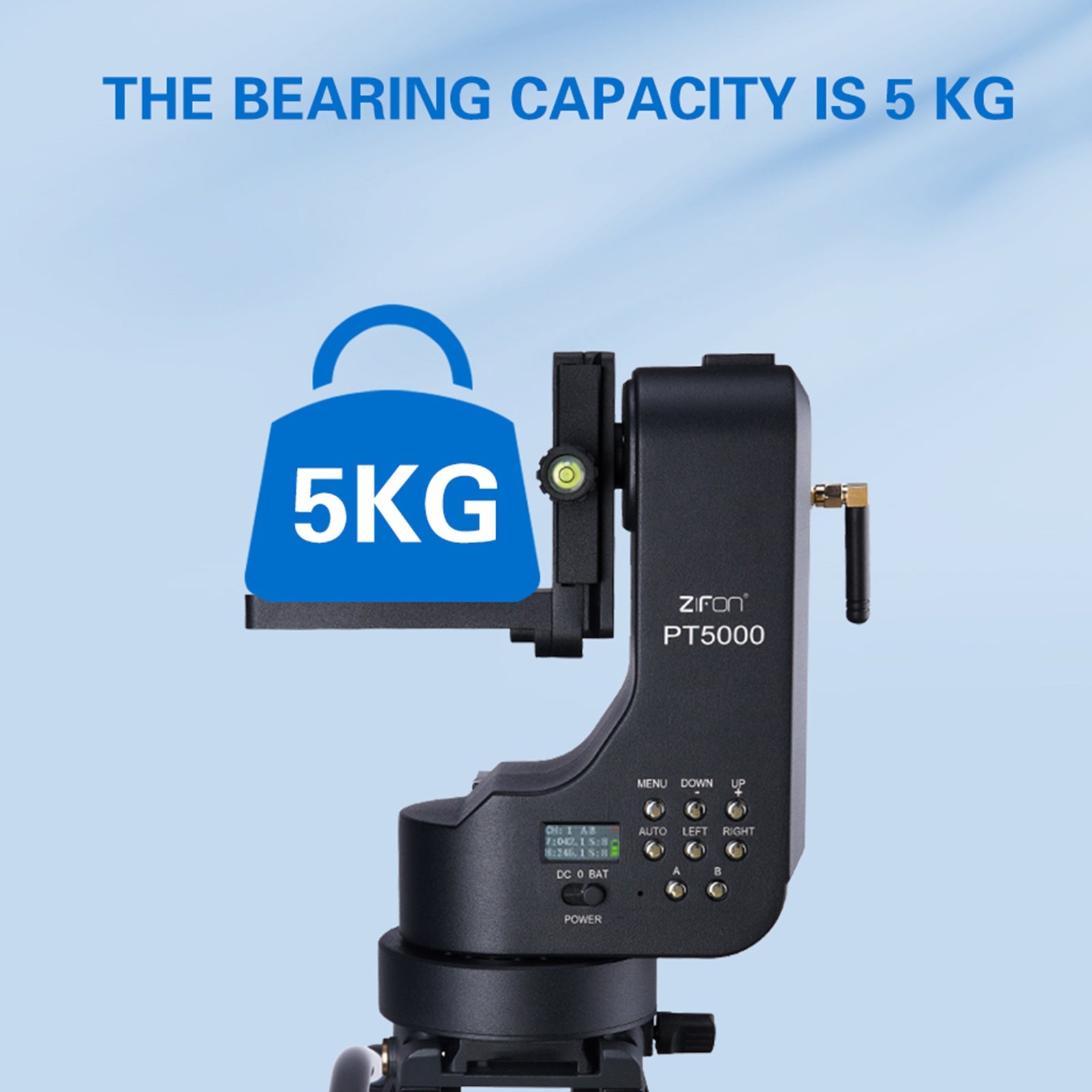 PT-5000 Platforma za kamero Electric Cloud Platform Double Ax Micro SLR Telefon