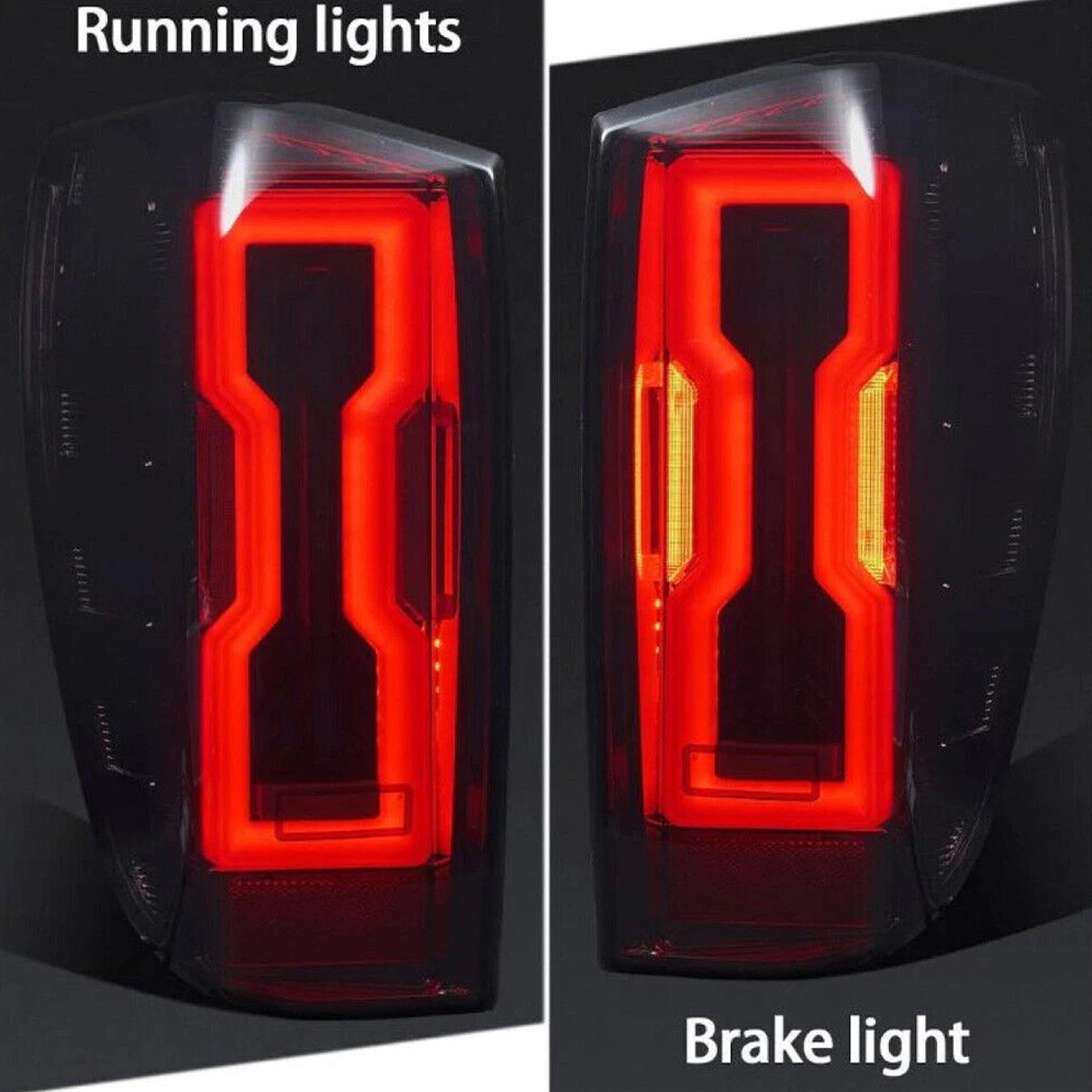 Juego de luces traseras traseras y derechas para Mazda BT50 2020-2023