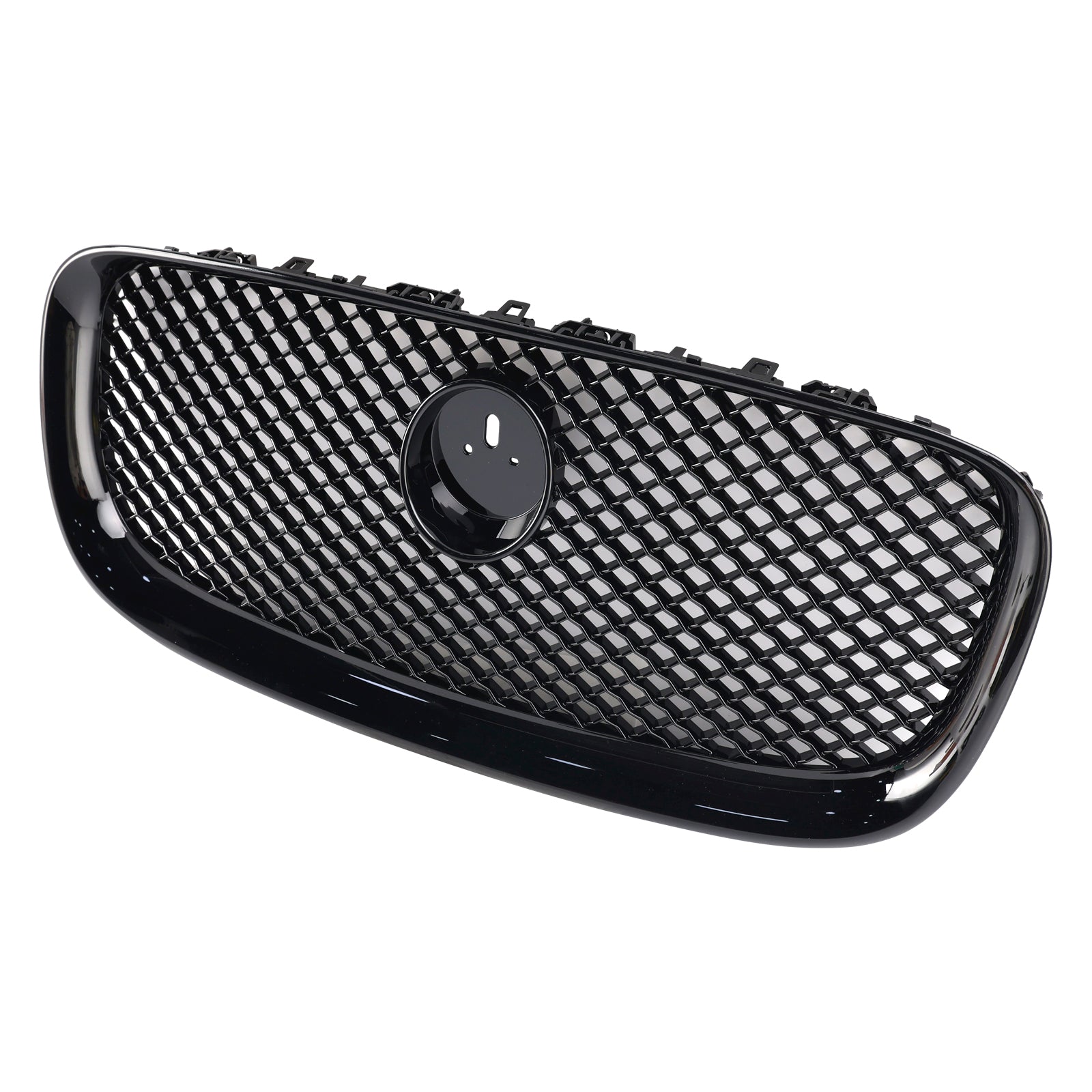 Grille de pare-chocs avant style XF-R pour Jaguar XF 2012-2015, noir brillant