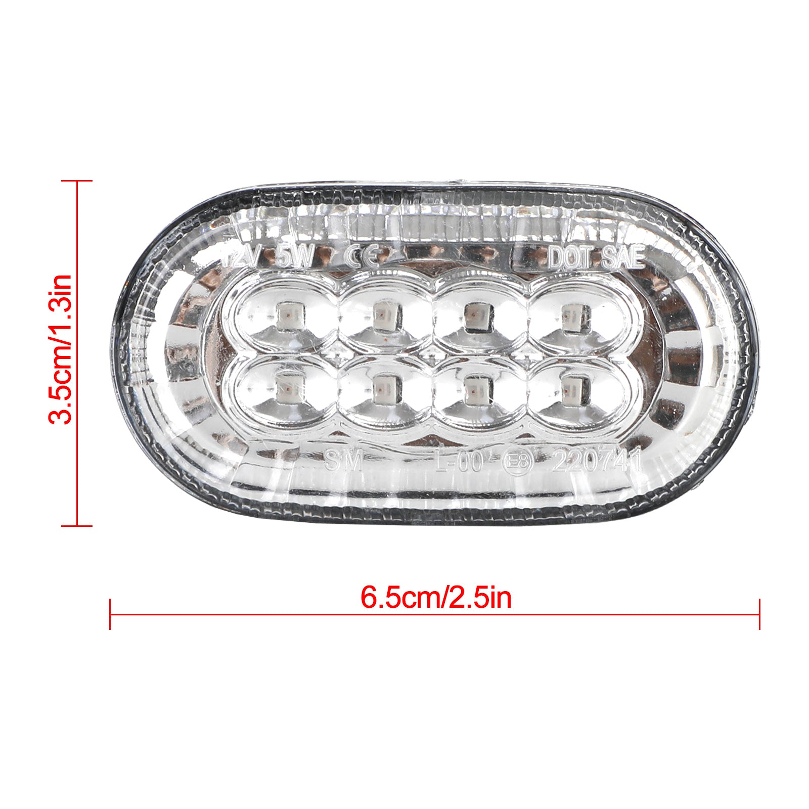 LPair of Side Marker Light Turn Signal Light Pour Suzuki Jimny JB64 JB74 Clear